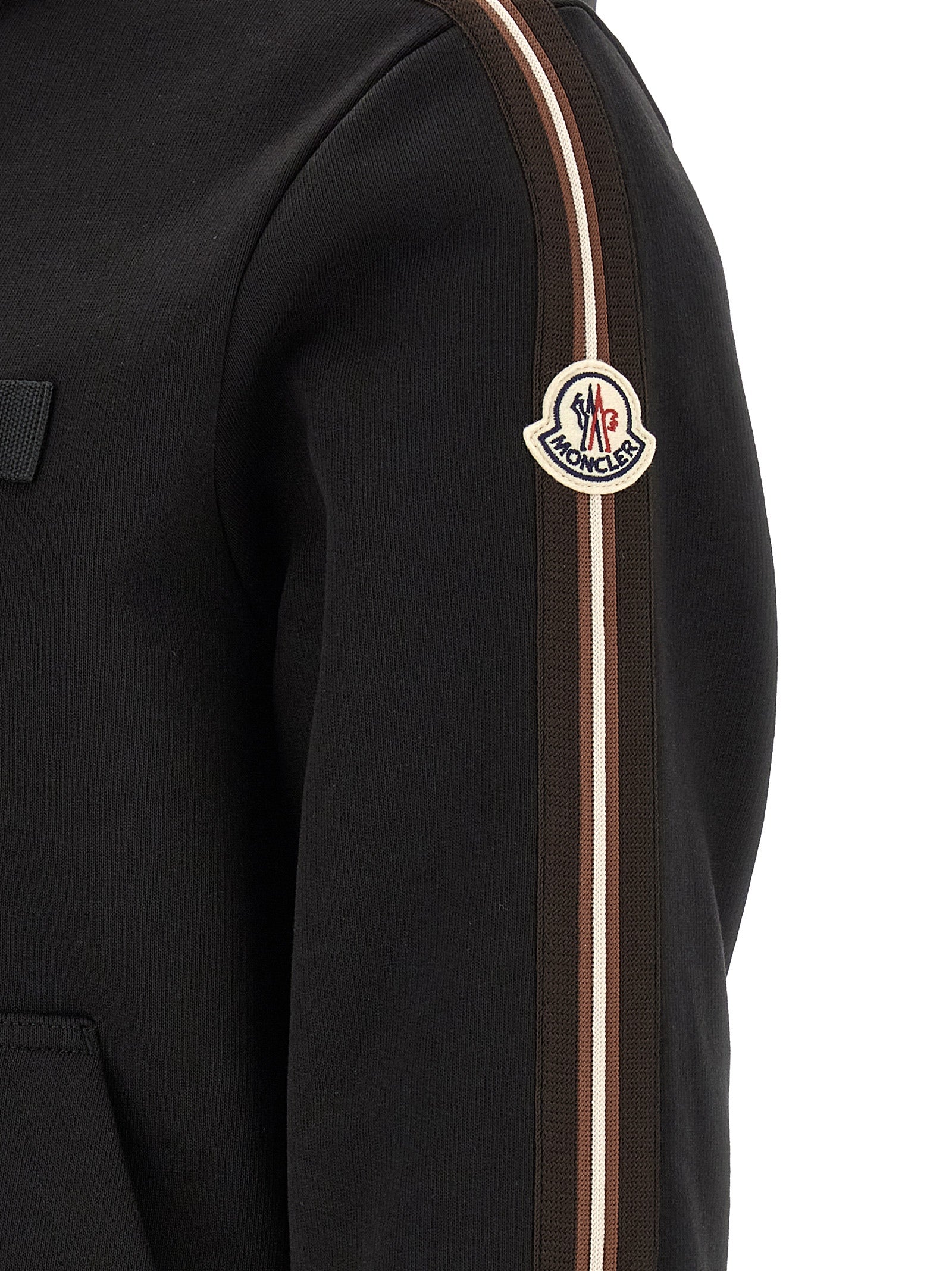Moncler Black Polyamide Sweatshirt