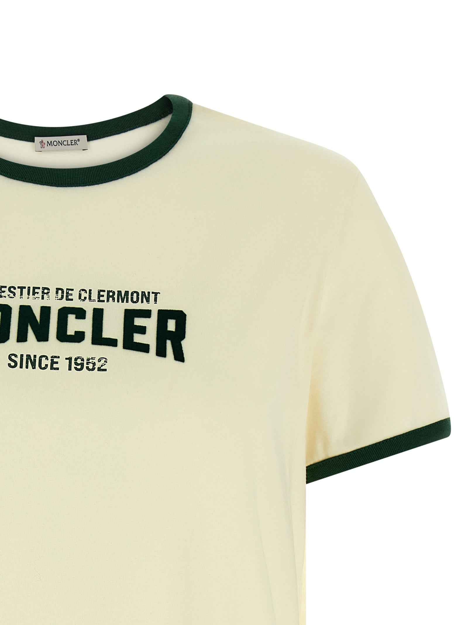 Moncler Beige Cotton T-Shirt