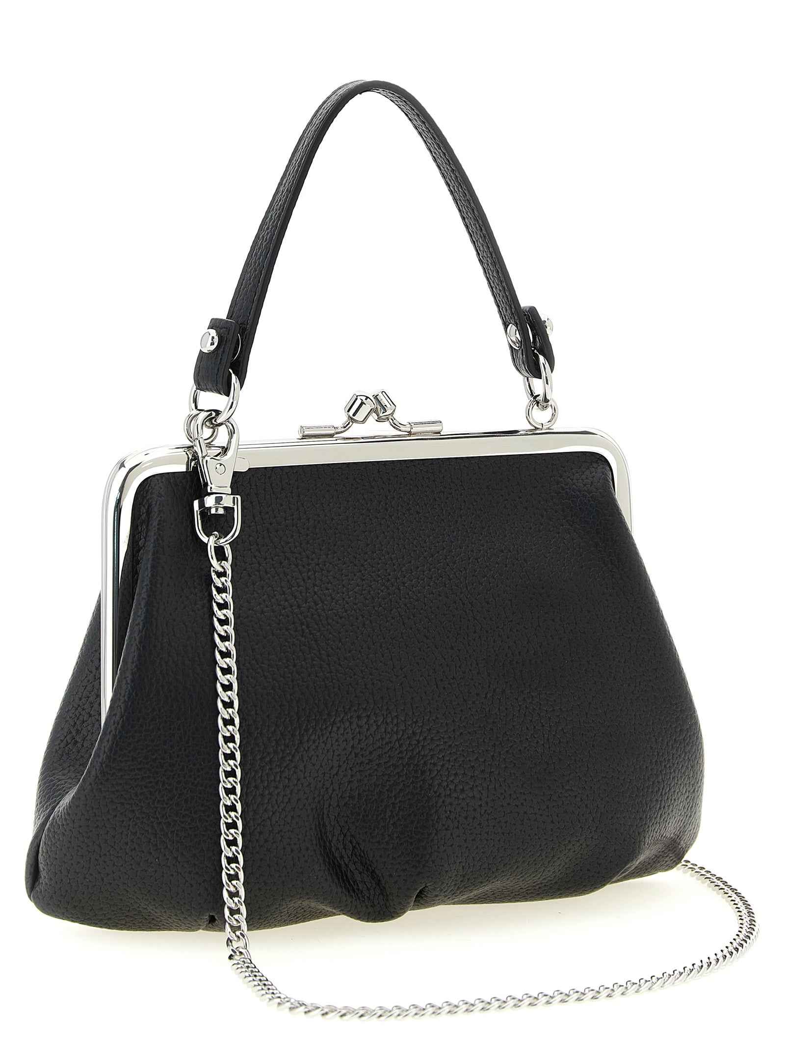 Vivienne Westwood Black Polyethylene Handbag