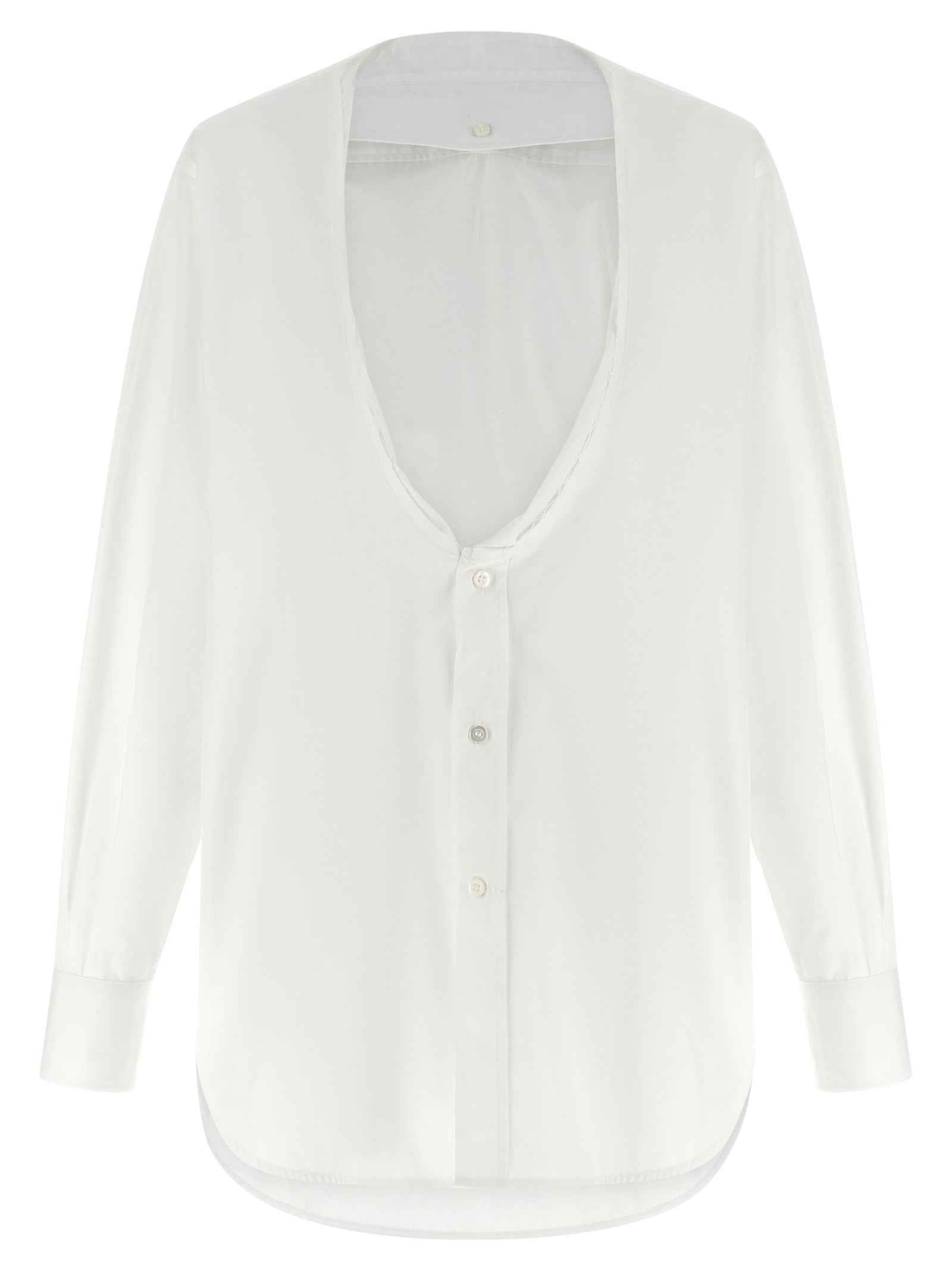 Maison Margiela White Cotton Blouse