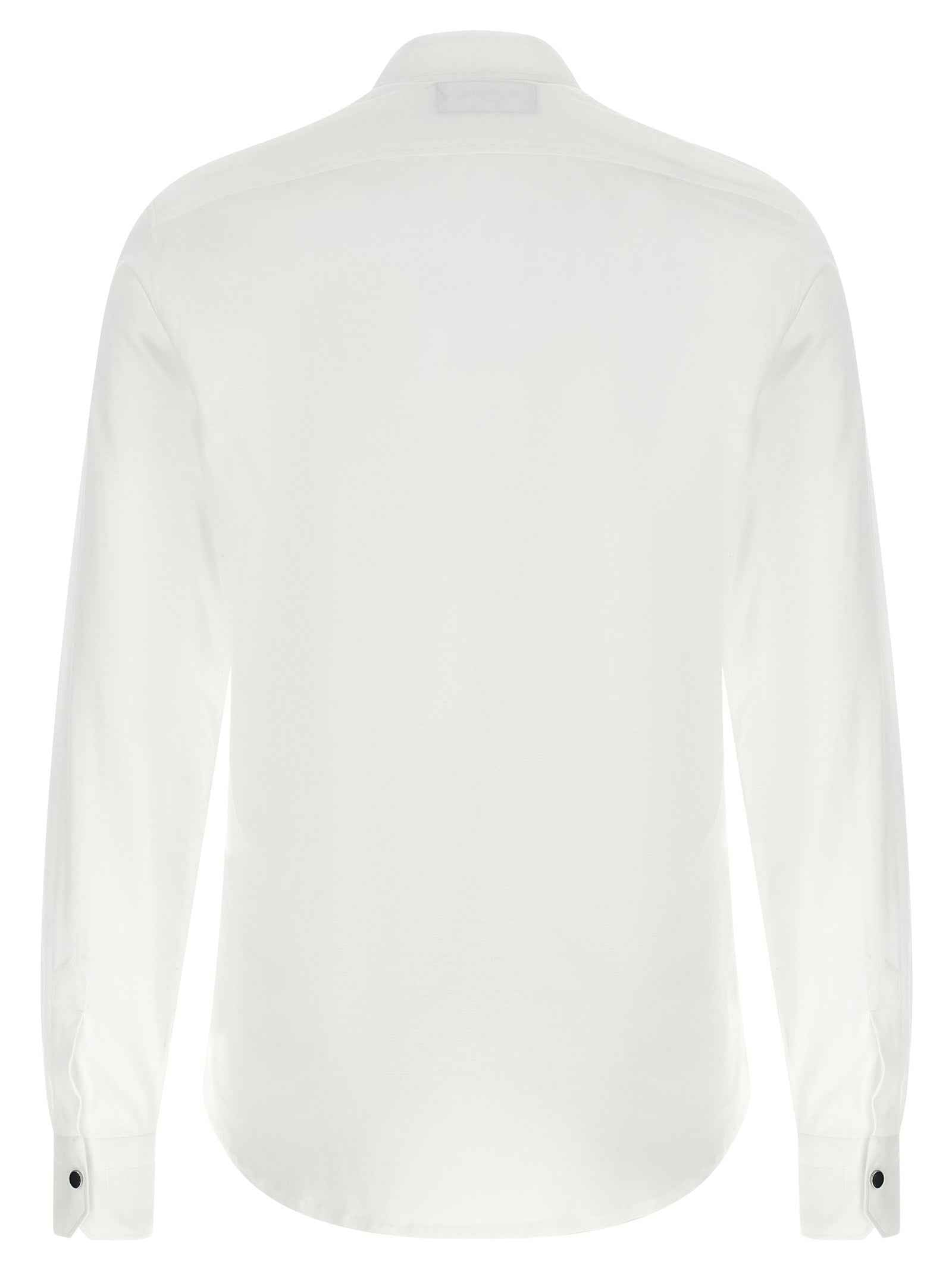 Kiton White Cotton Blouse