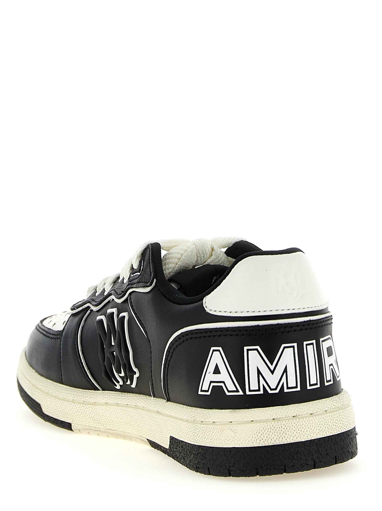 Amiri Bicolor Bovine Leather Low Top Sneakers