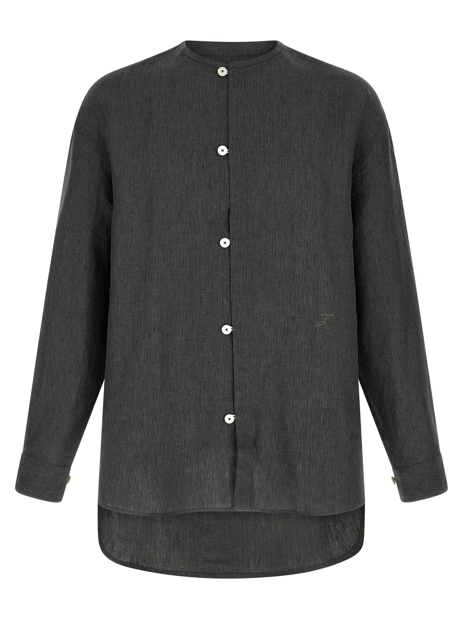 Jacquemus Gray Linen Blouse