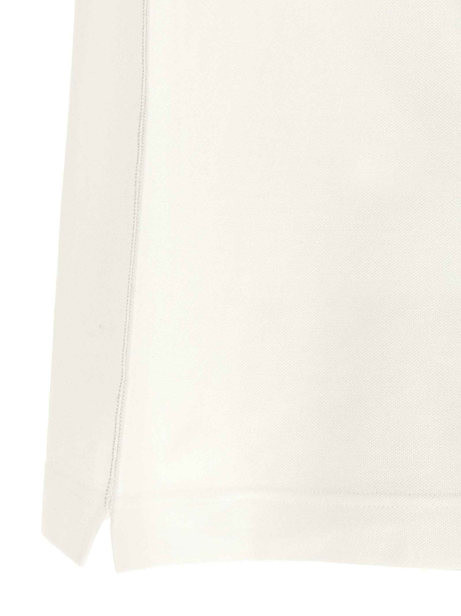 Dolce & Gabbana White Cotton Polo Shirt