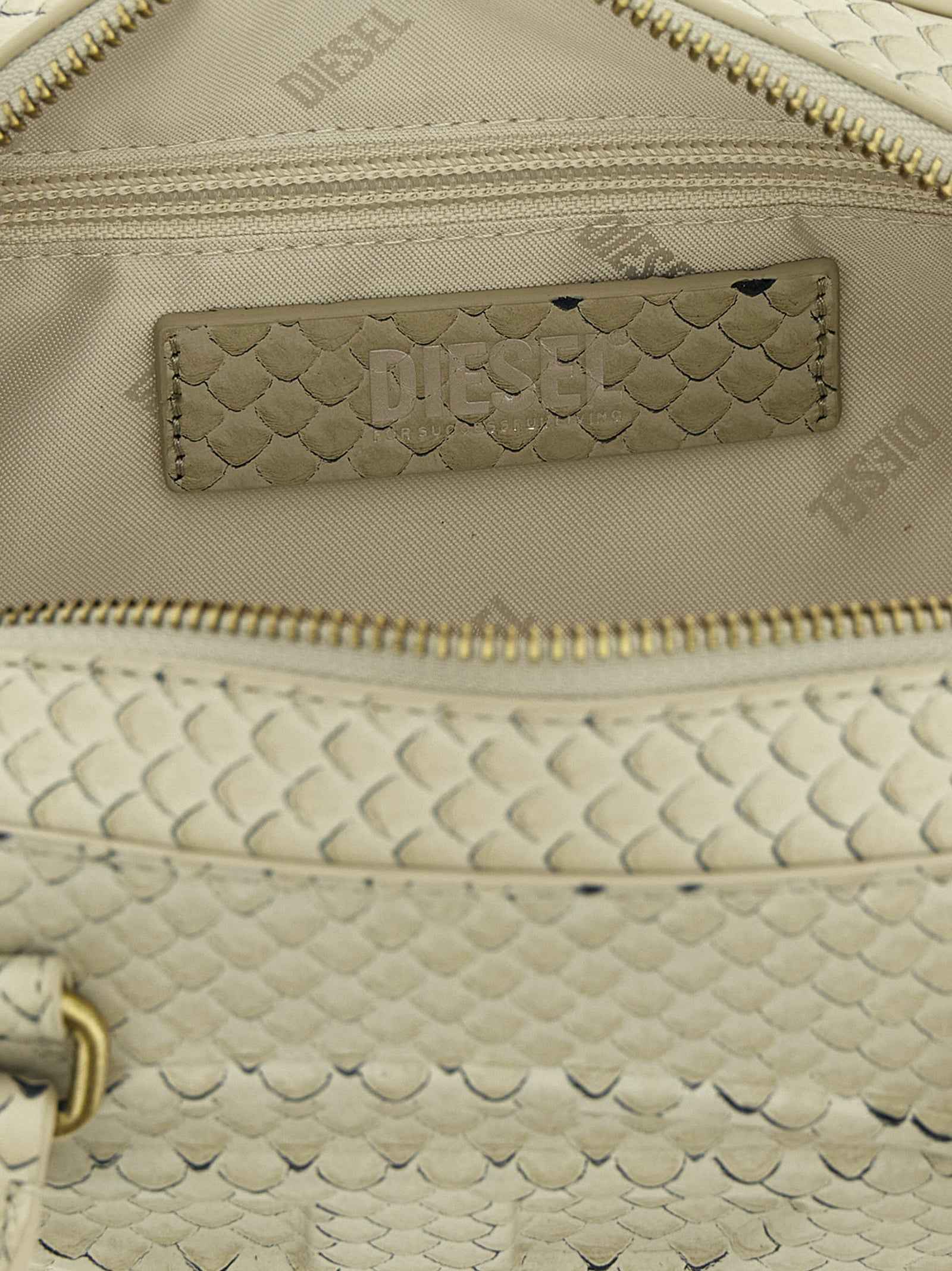 Diesel Beige Other Fibres Shoulder Bag