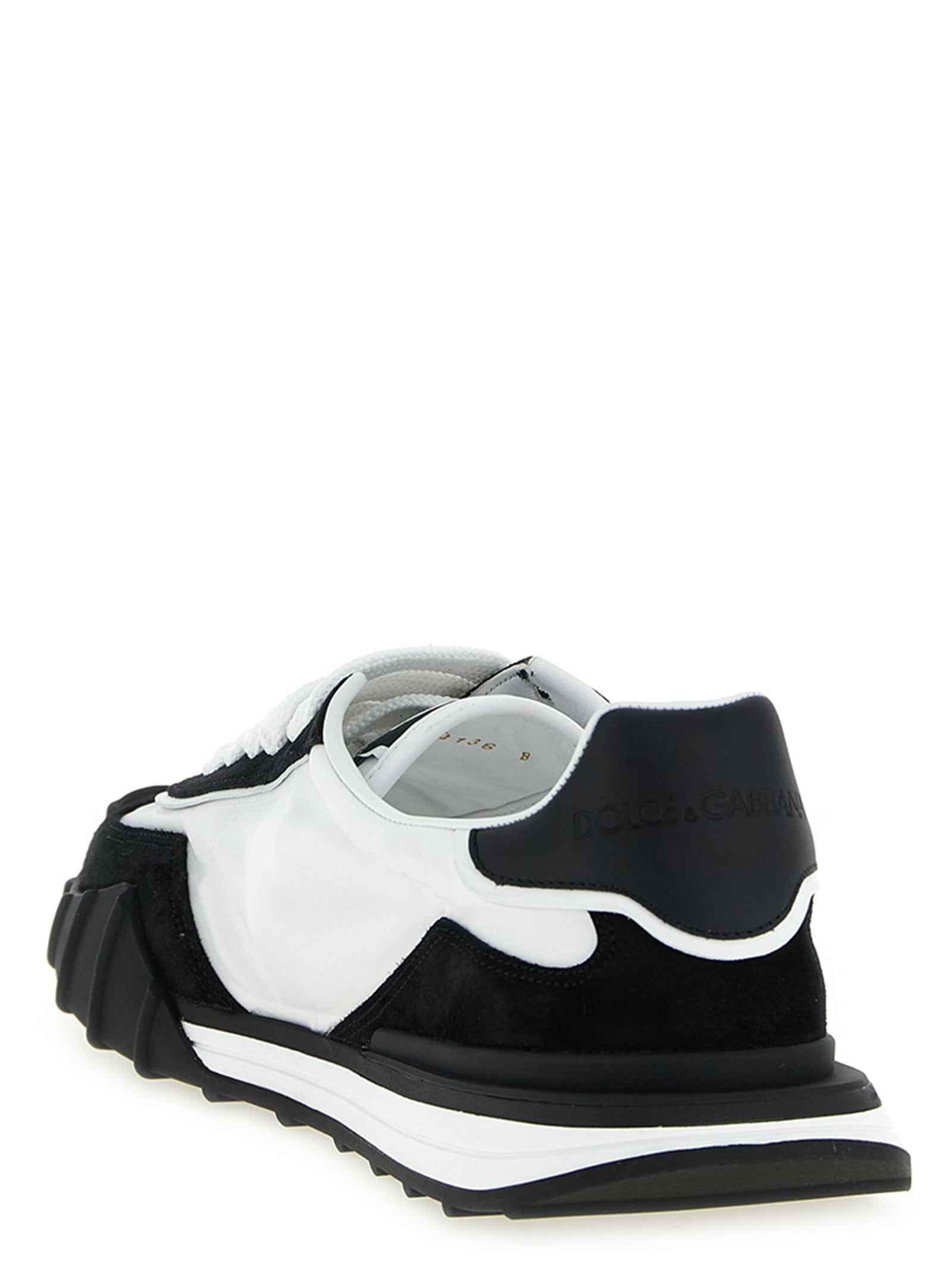 Dolce & Gabbana Bicolor Polyamide Athletic Sneakers