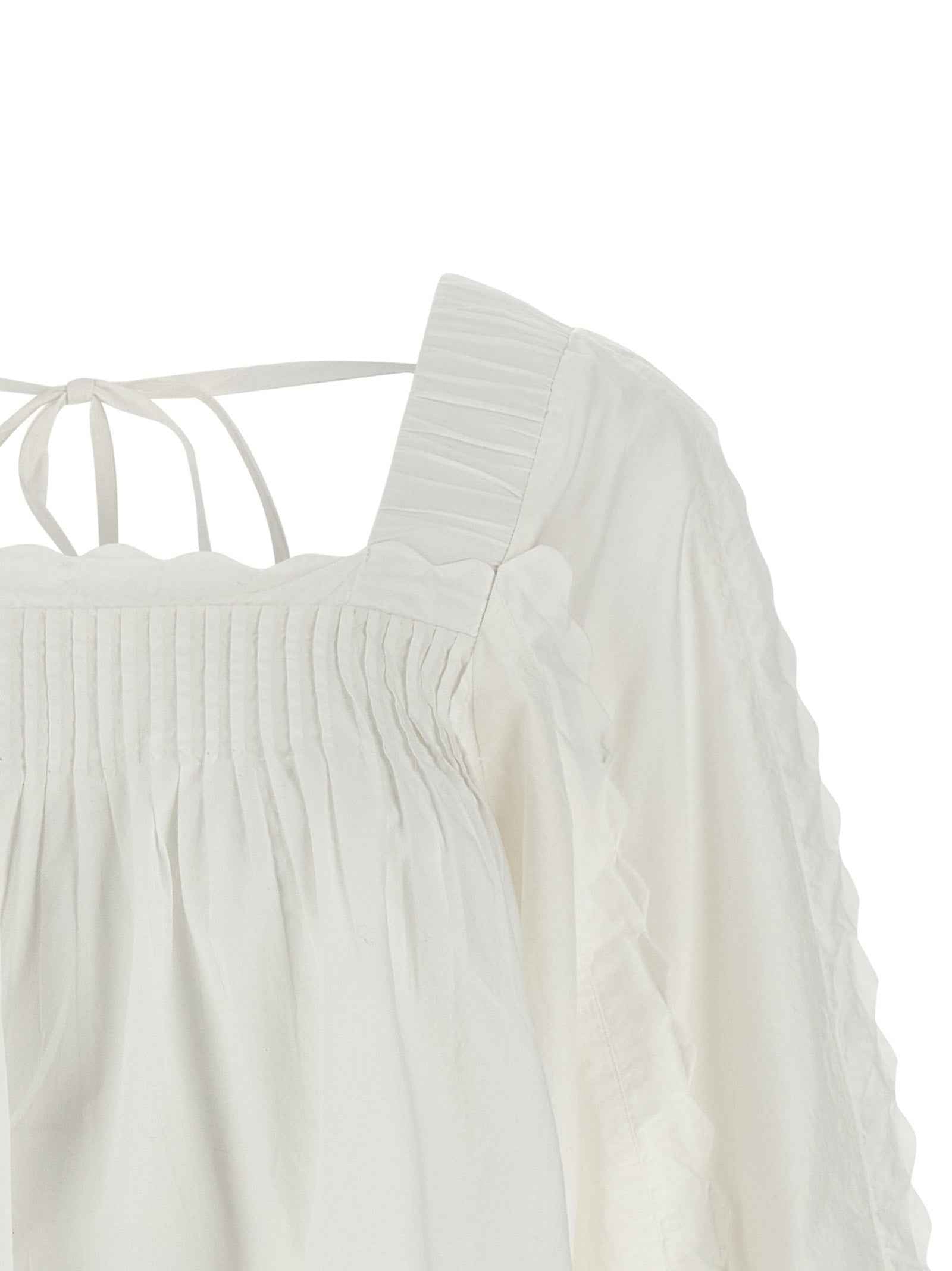 FARM RIO White Cotton Blouse