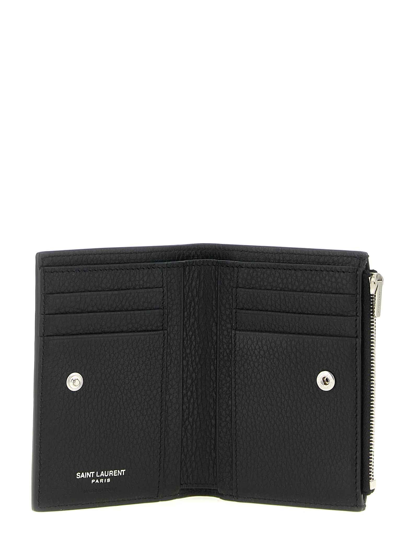 Saint Laurent Black Calfskin Wallet