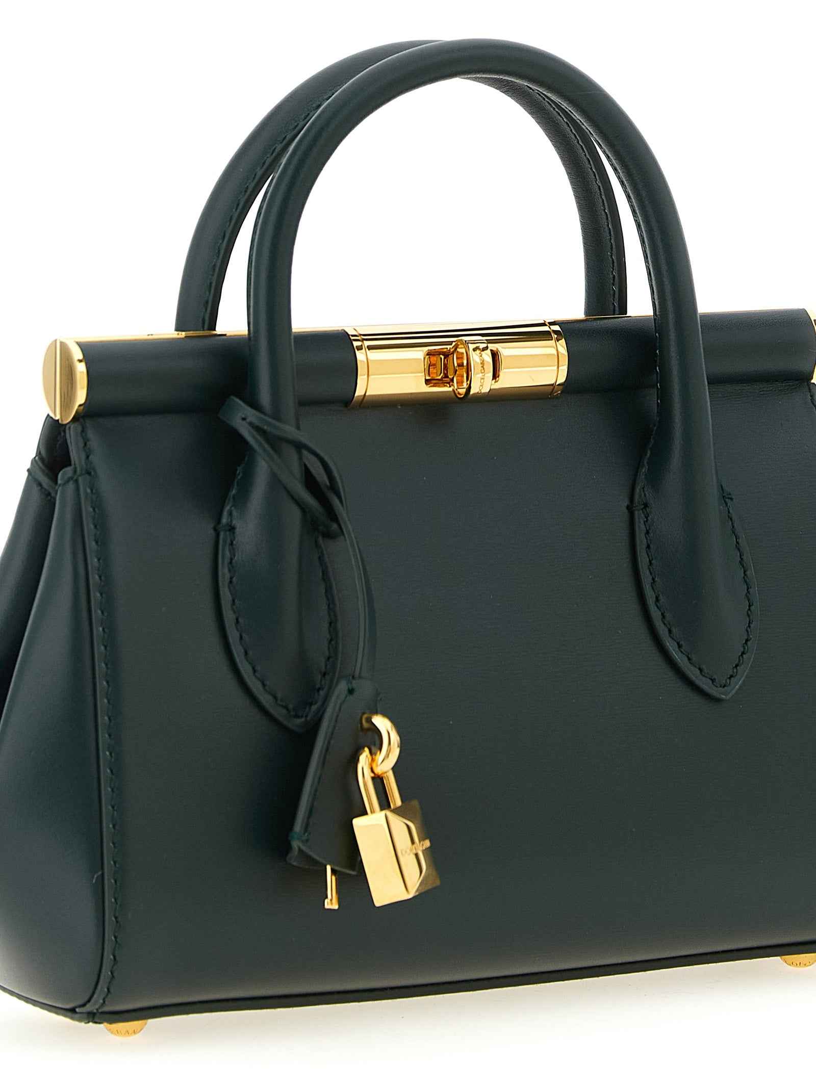 Dolce & Gabbana Bicolor Calfskin Handbag