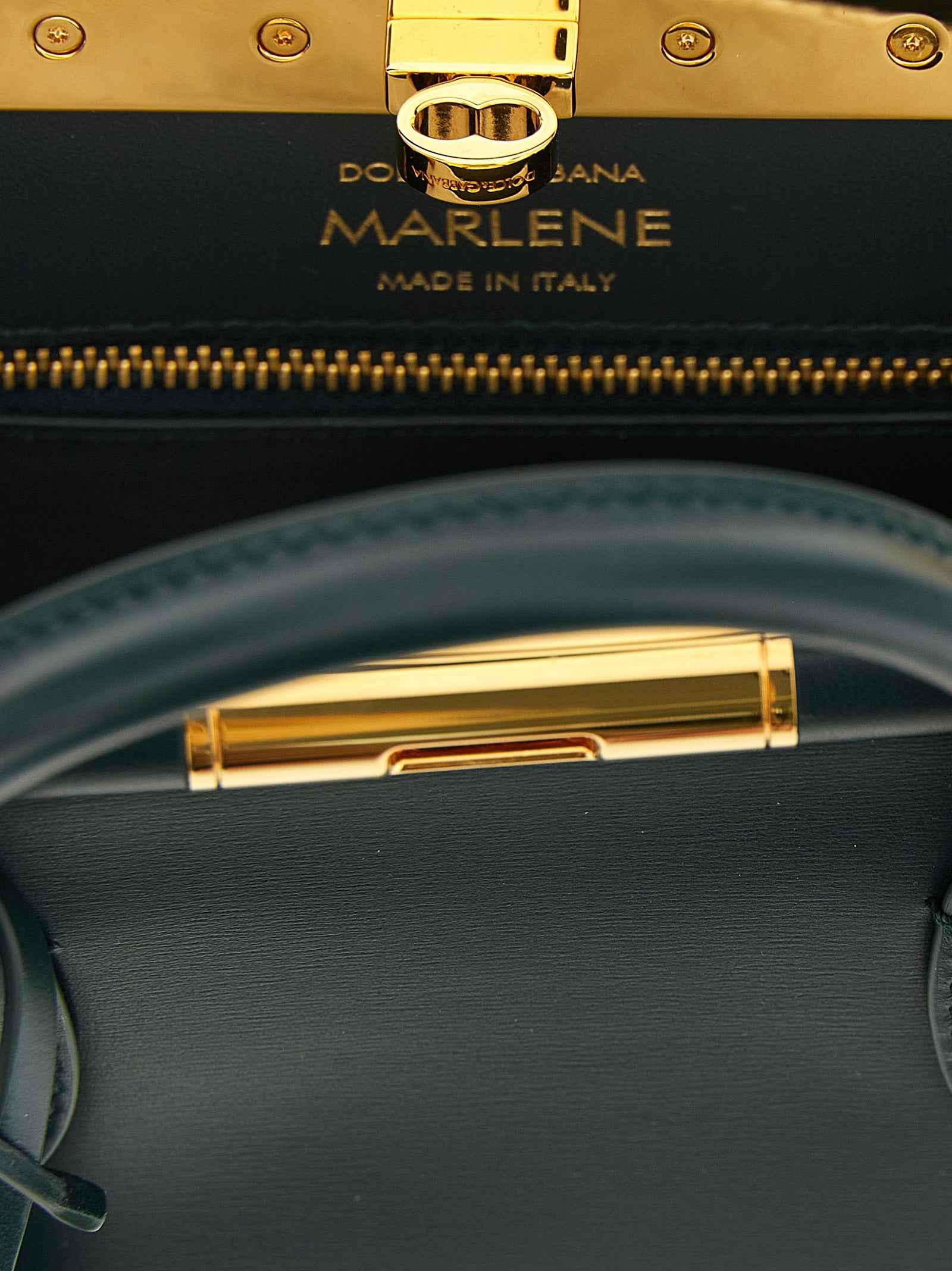 Dolce & Gabbana Bicolor Calfskin Handbag