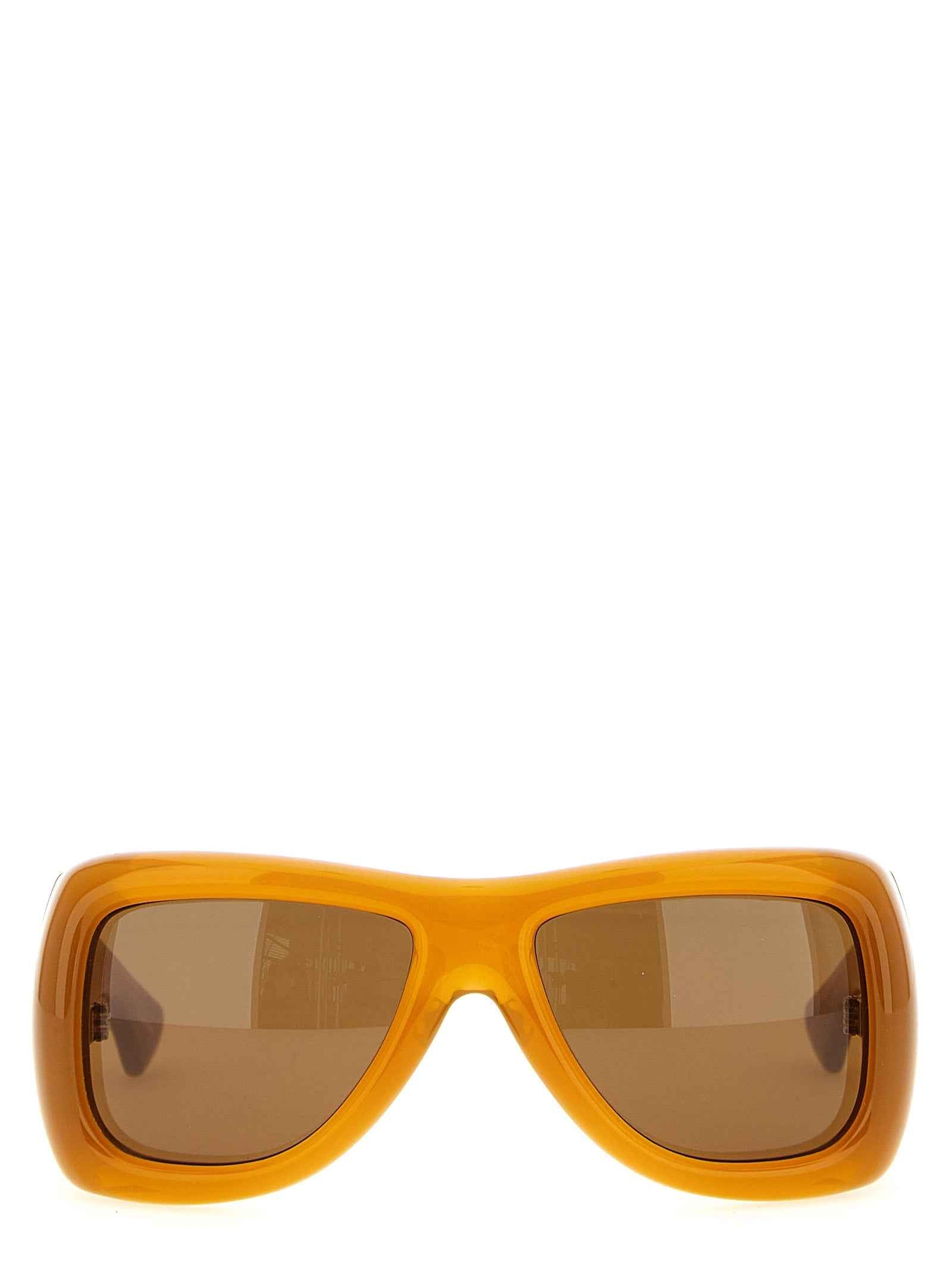 Saint Laurent Orange Acetate Sunglasses