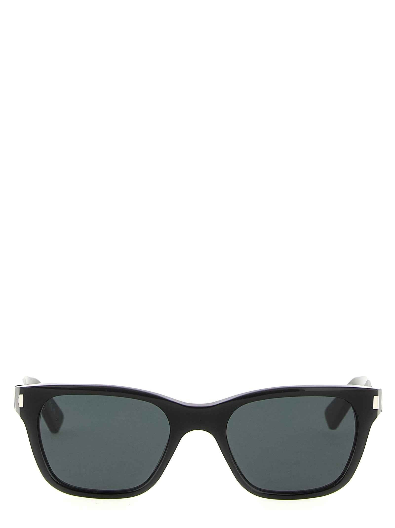 Saint Laurent Black Acetate Sunglasses
