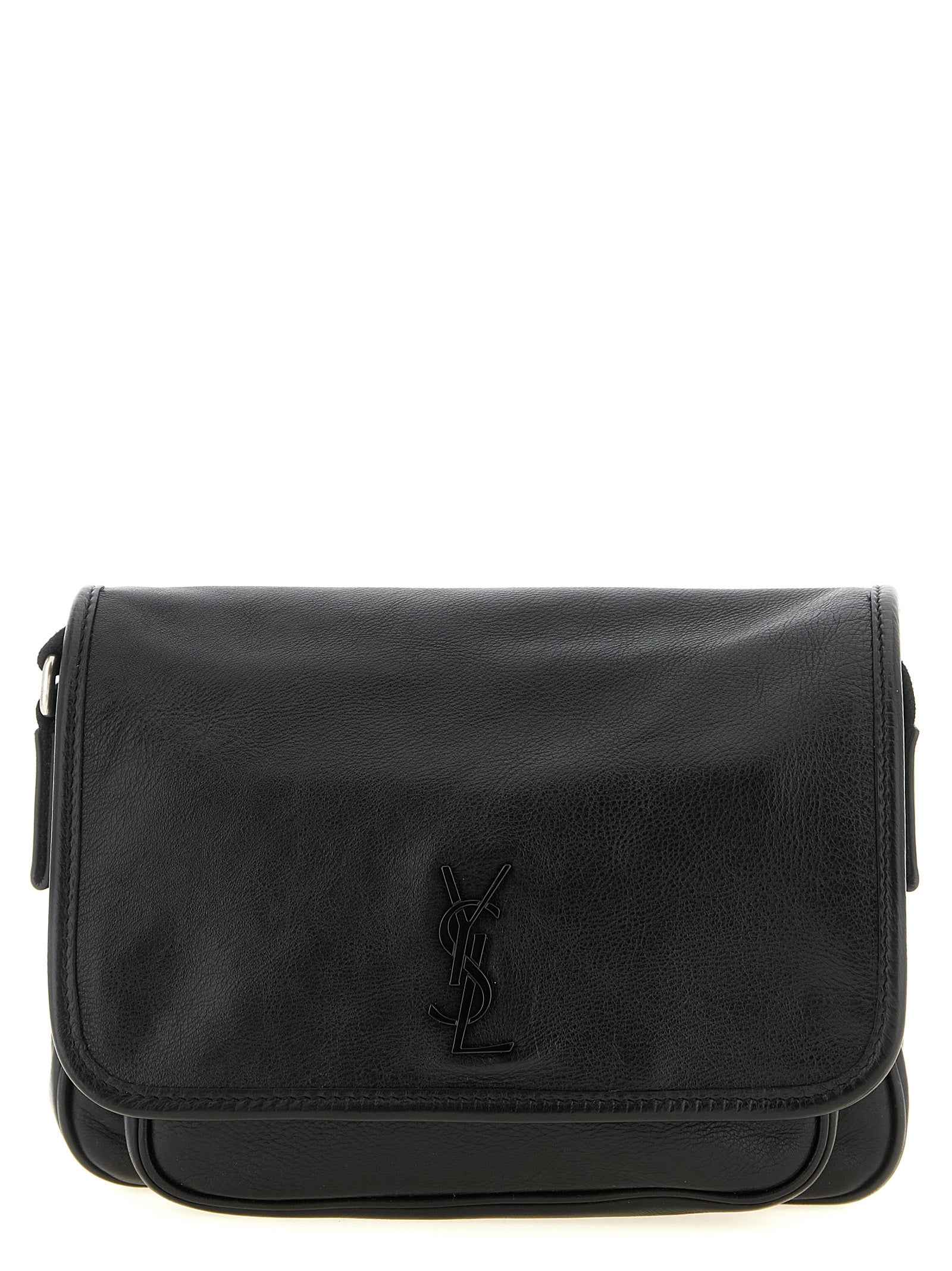 Saint Laurent Black Calfskin Crossbody Bag