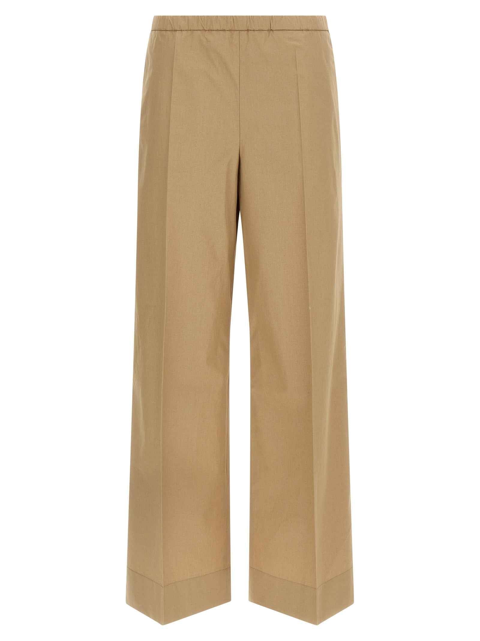 Moncler Beige Cotton Casual Pants