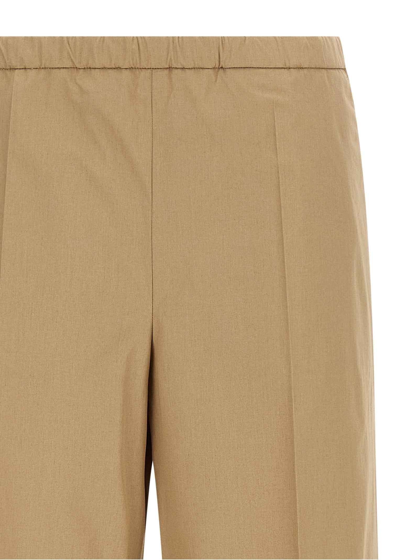 Moncler Beige Cotton Casual Pants