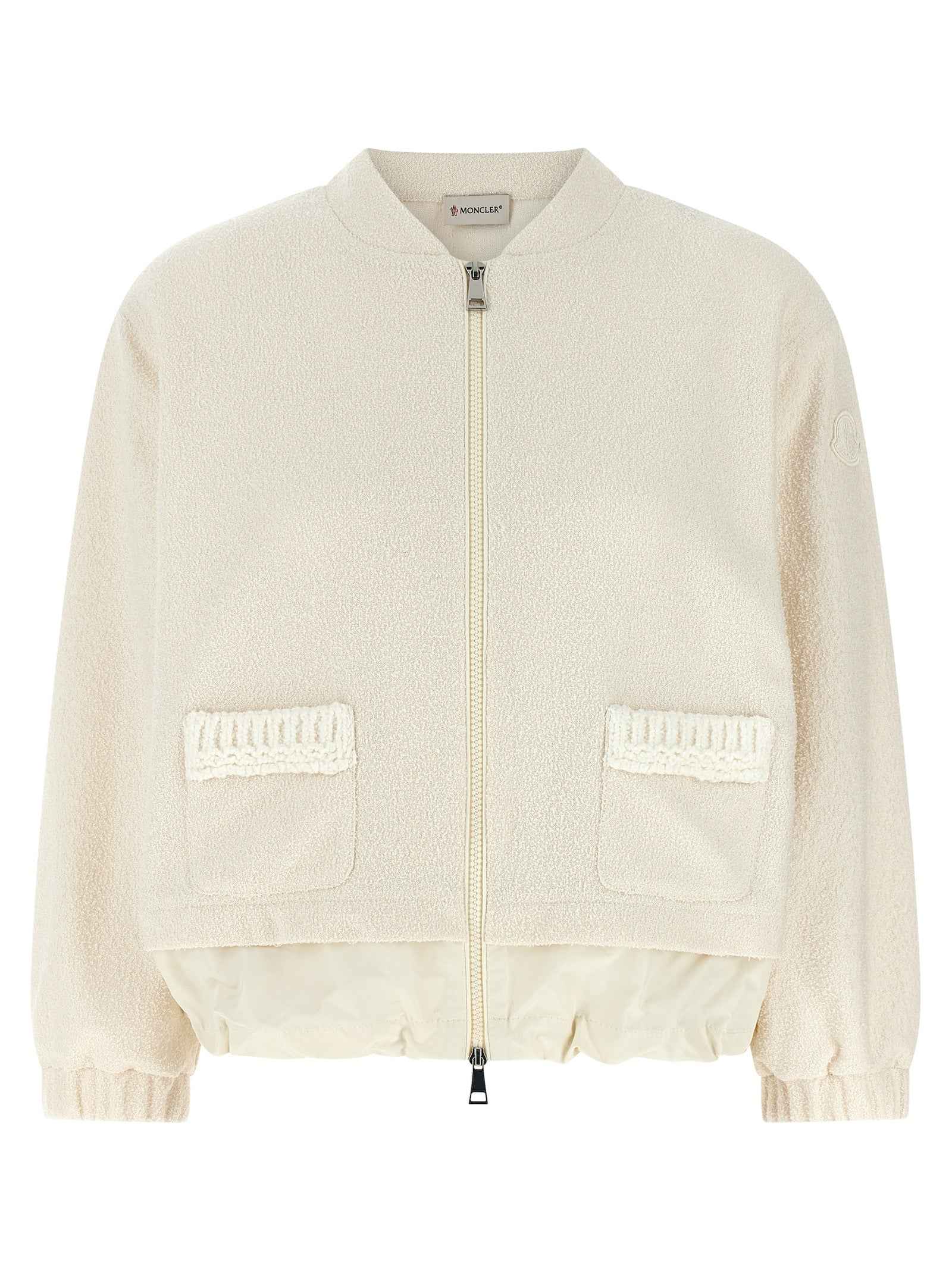 Moncler White Polyester Cardigan