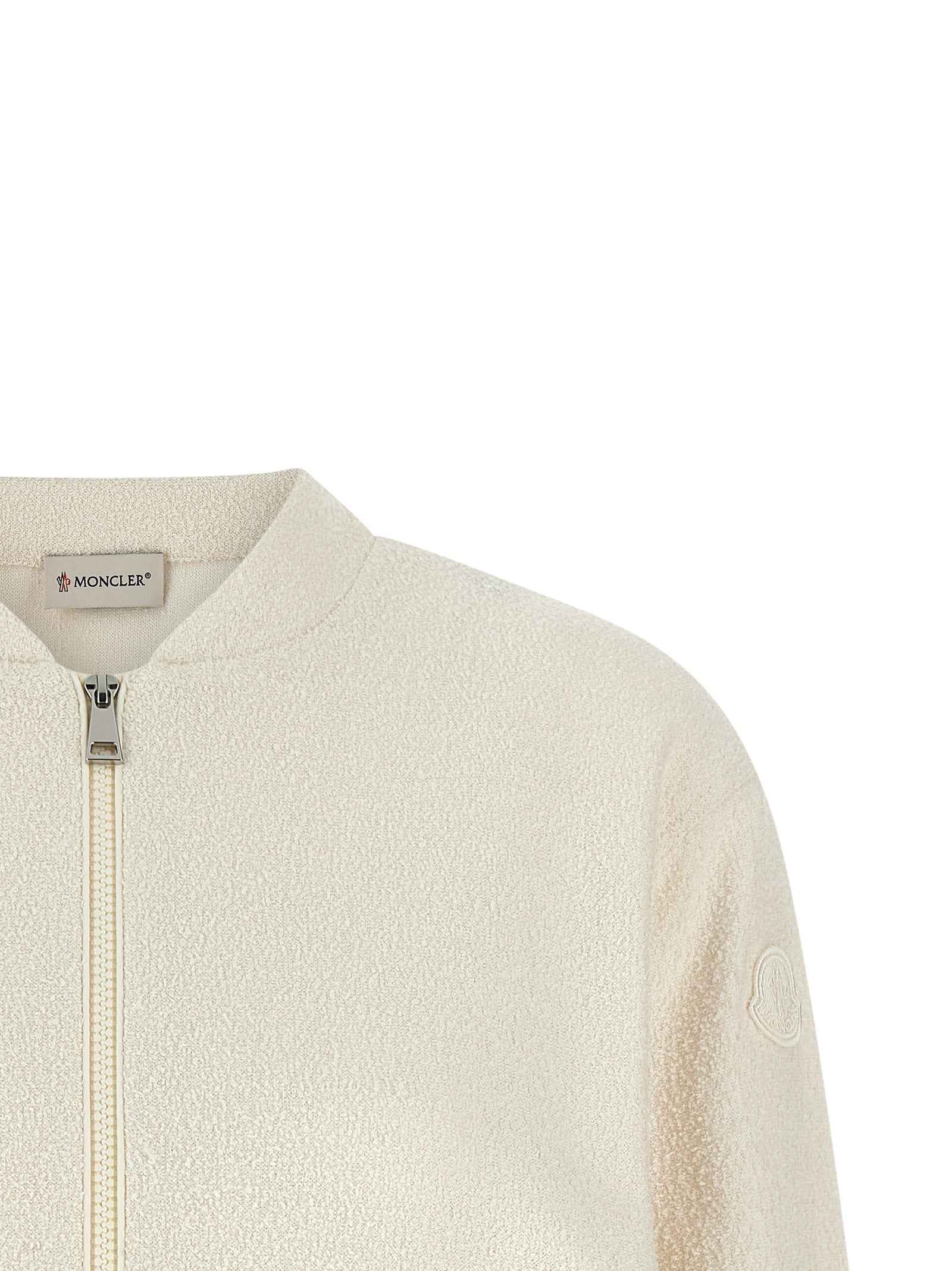Moncler White Polyester Cardigan