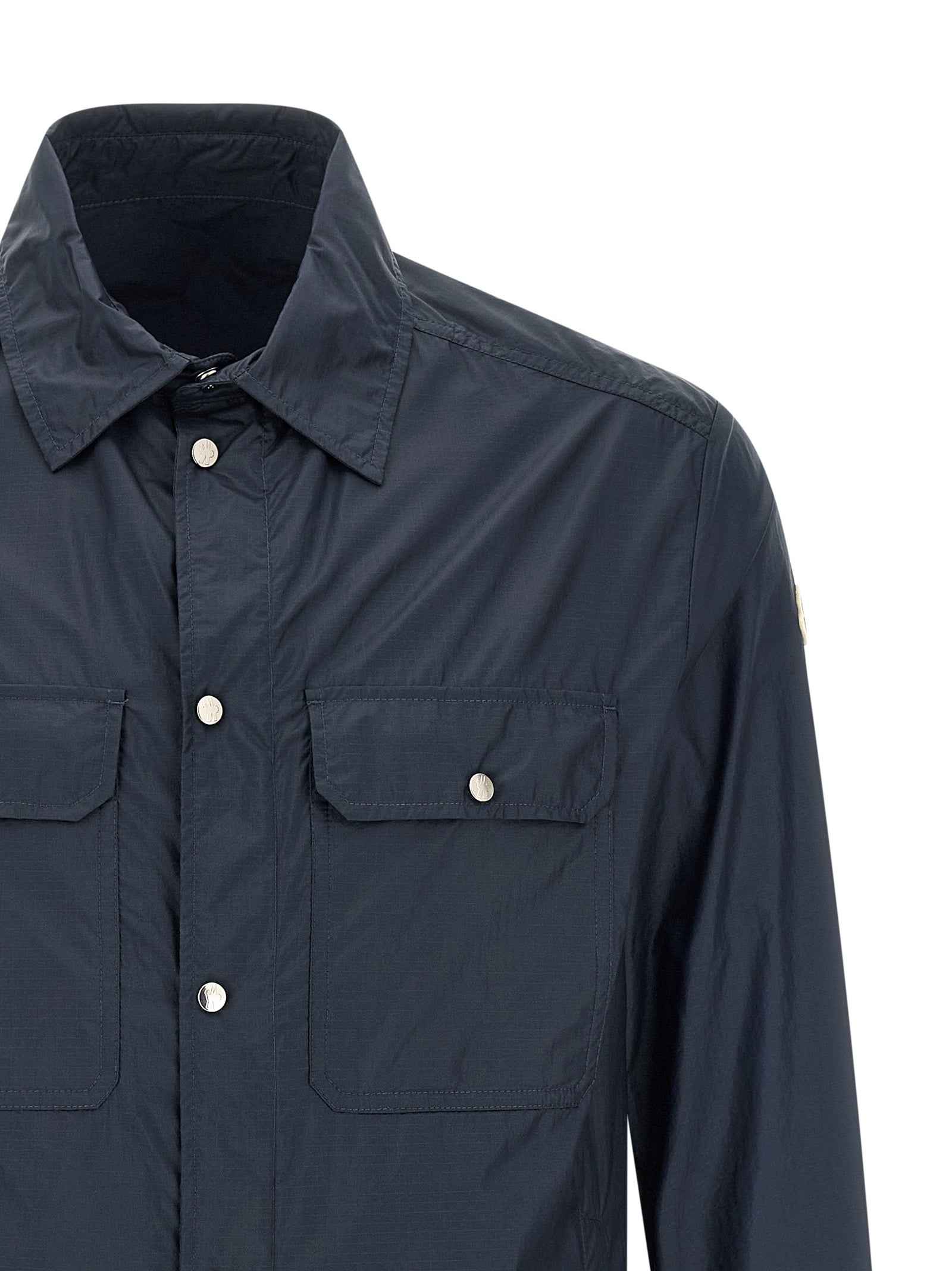 Moncler Blue Polyamide Blouse