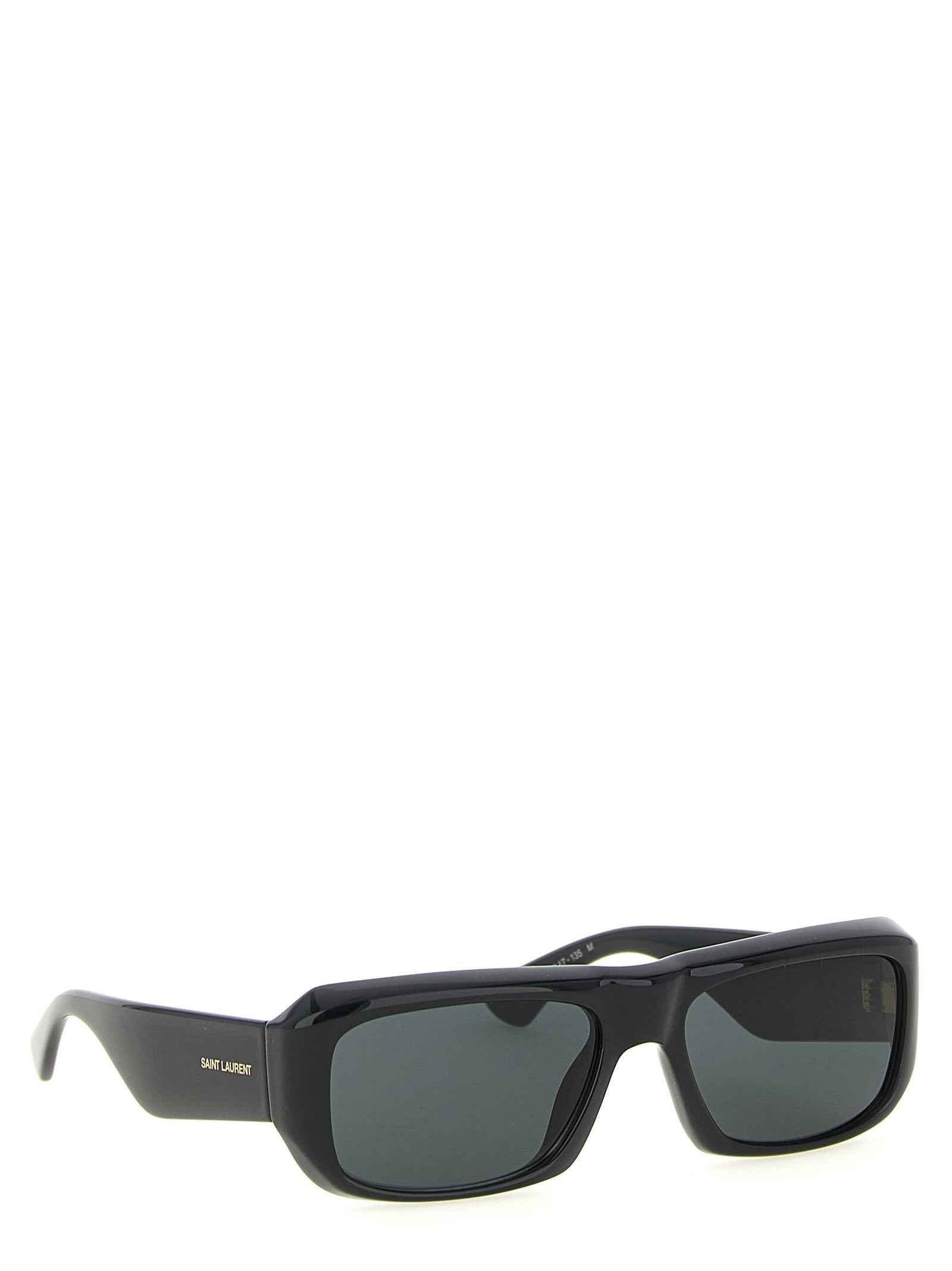 Saint Laurent Black Acetate Sunglasses