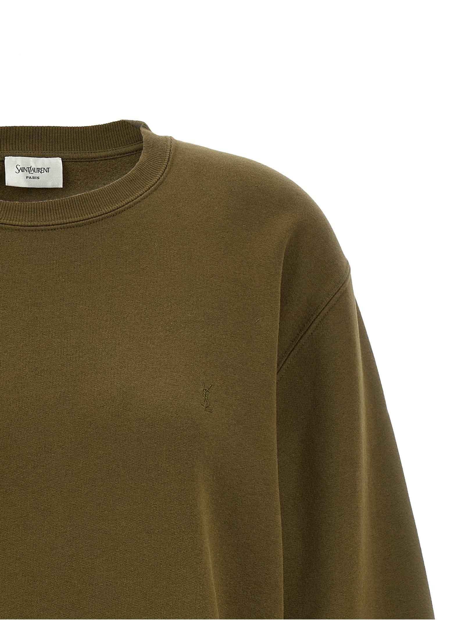 Saint Laurent Bicolor Cotton Sweatshirt