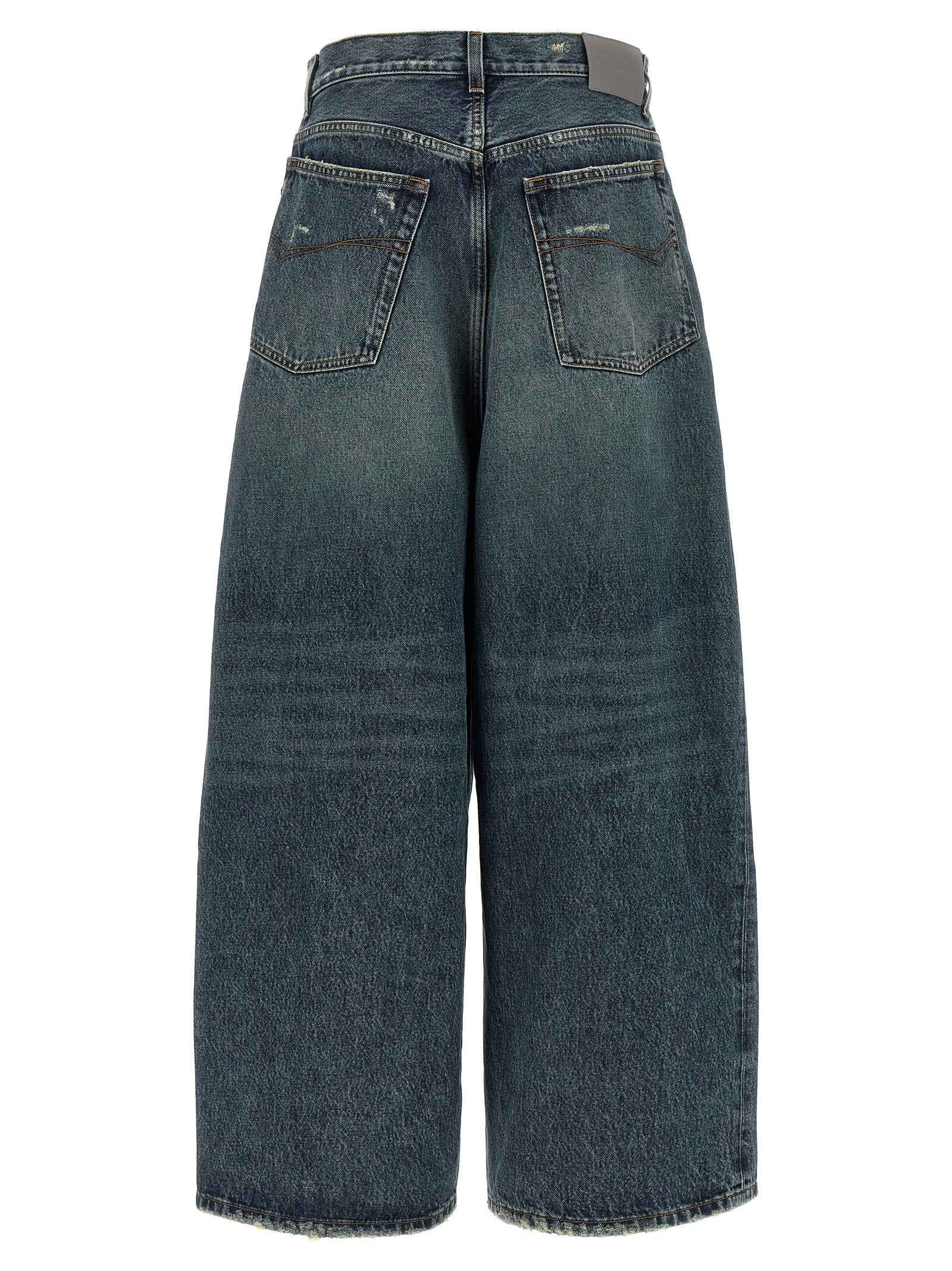Balenciaga Blue Cotton Relaxed Fit Jeans