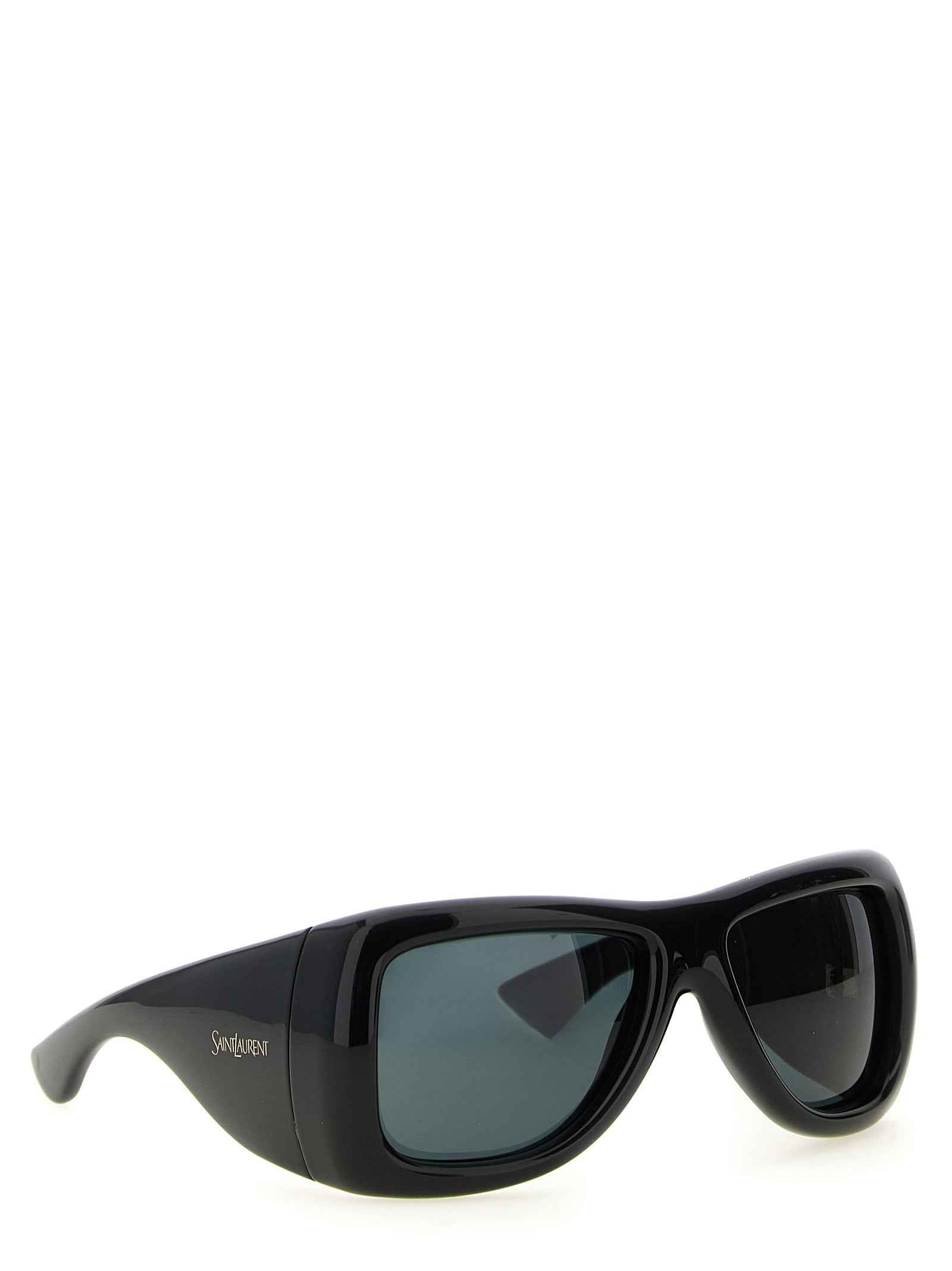 Saint Laurent Black Acetate Sunglasses