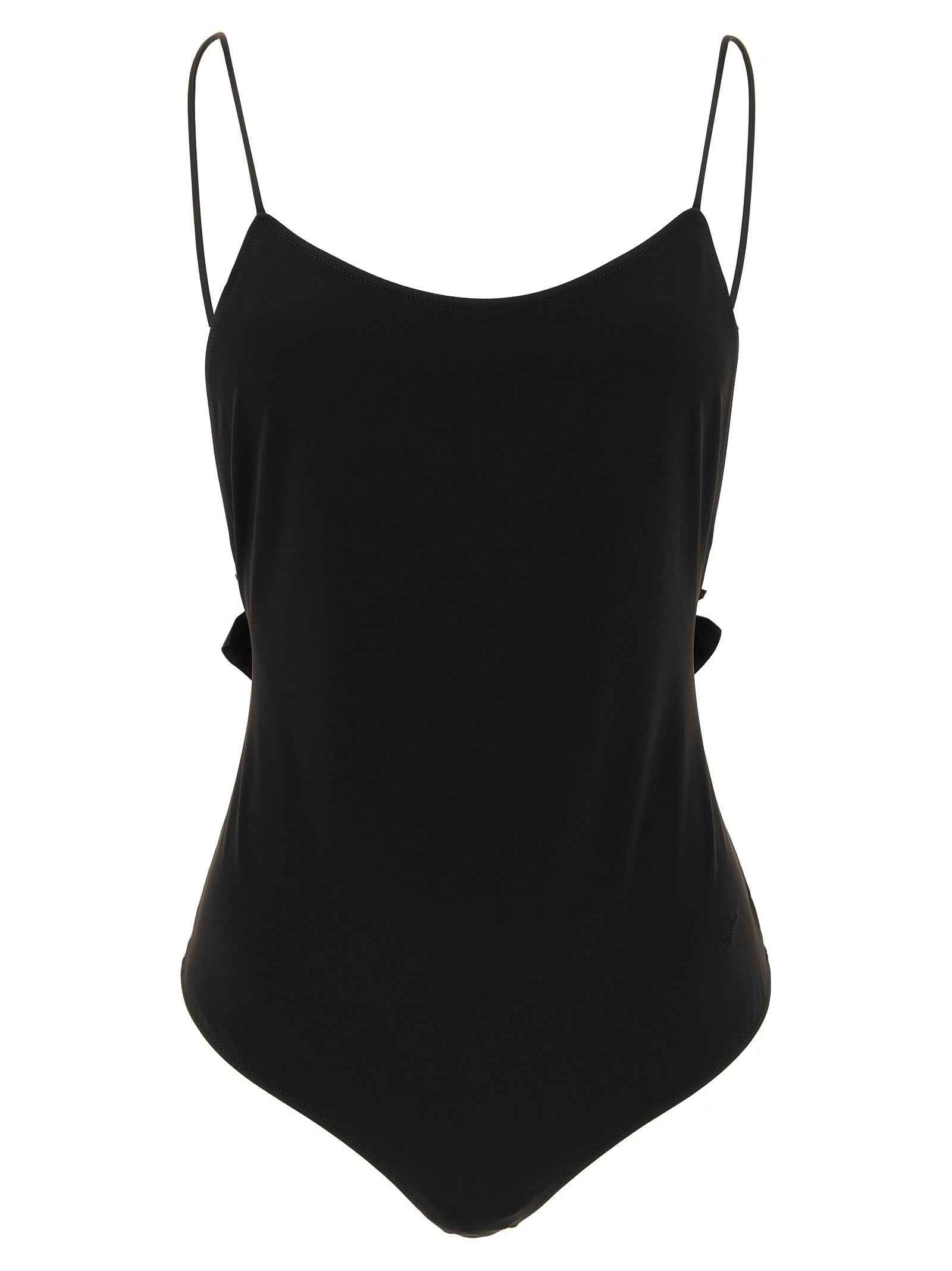 Jacquemus Black Polyamide One-Piece Swimsuit