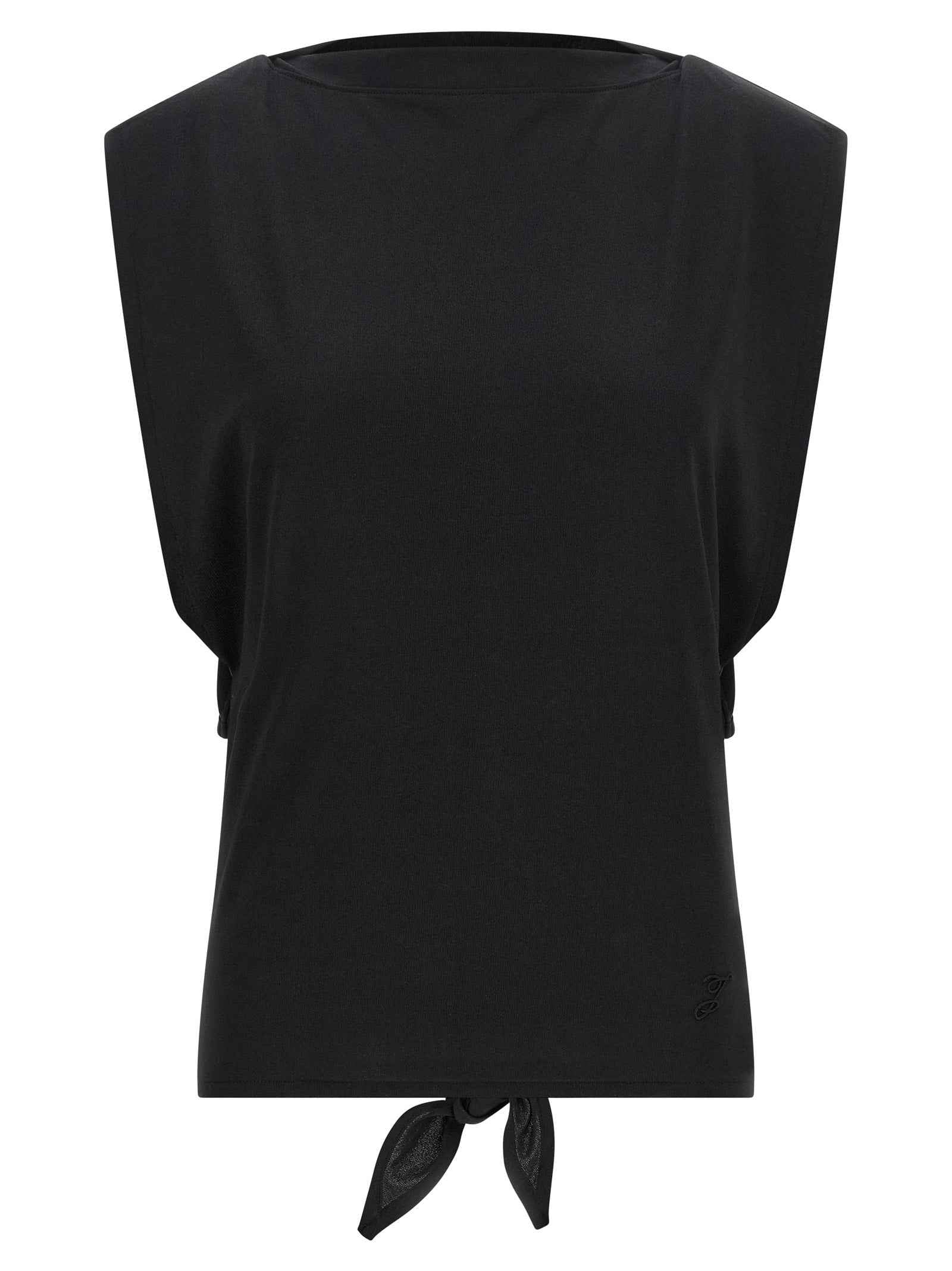 Jacquemus Black Paper Sleeveles T-Shirt