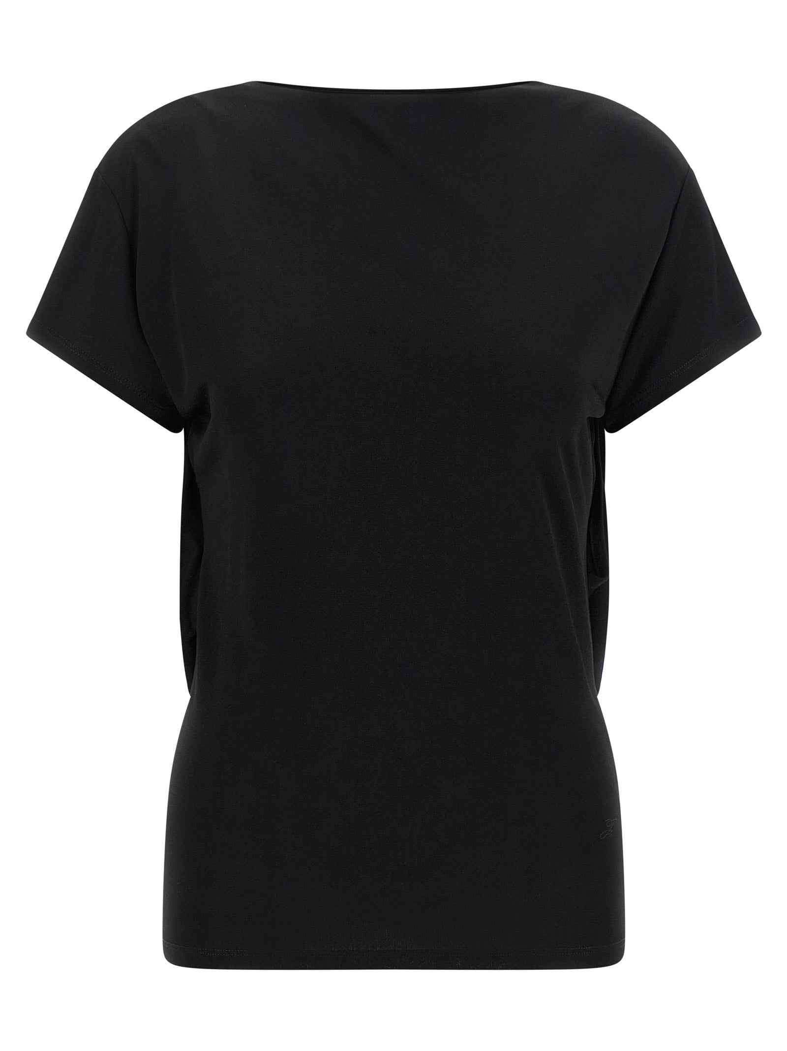 Jacquemus Black Viscose T-Shirt
