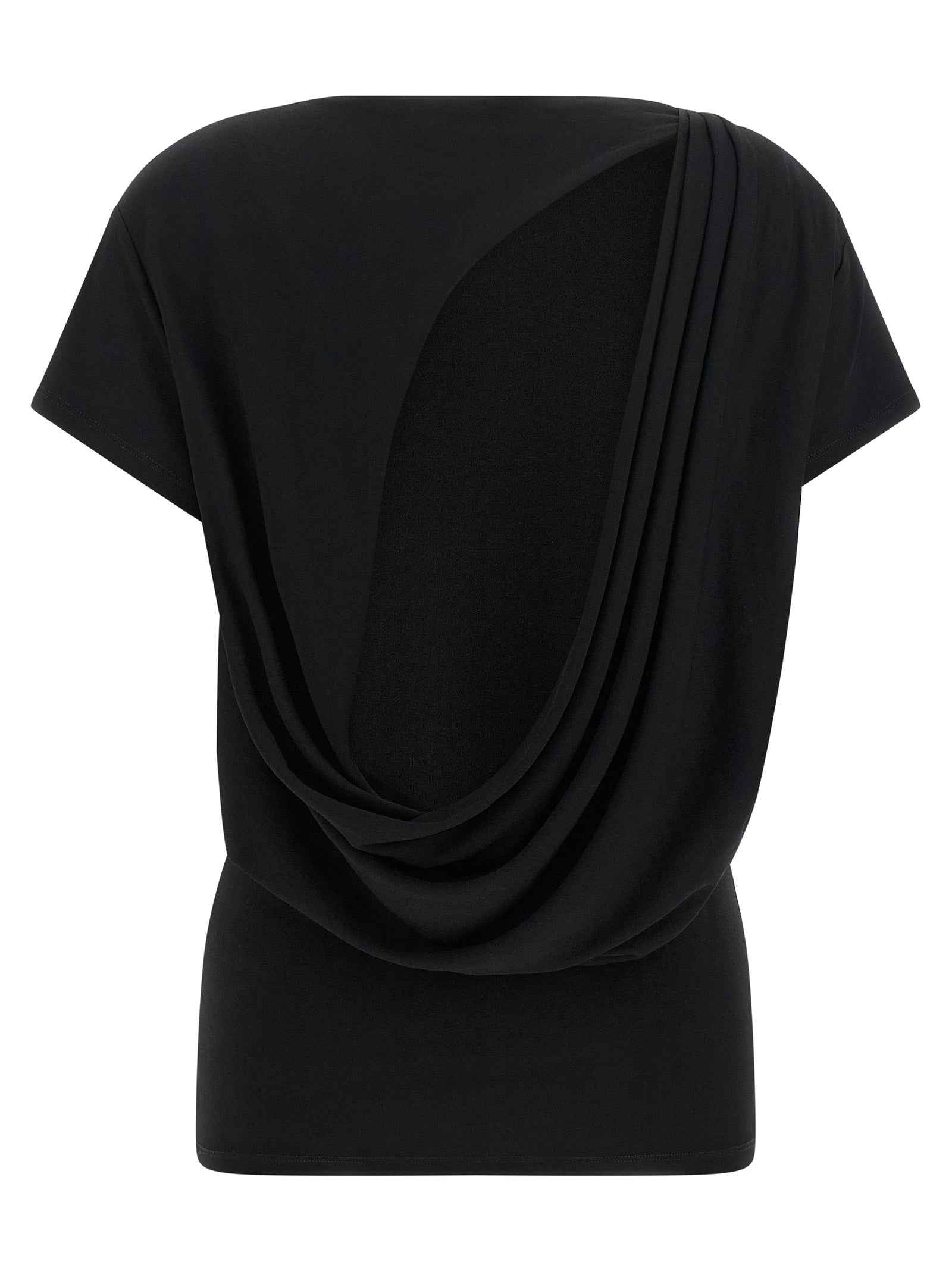Jacquemus Black Viscose T-Shirt