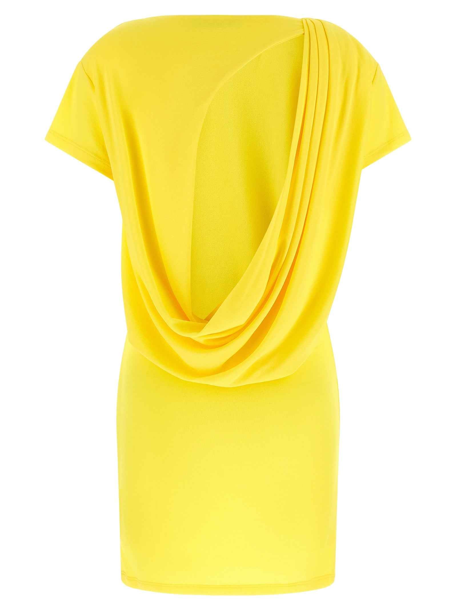 Jacquemus Bicolor Viscose Short Dress