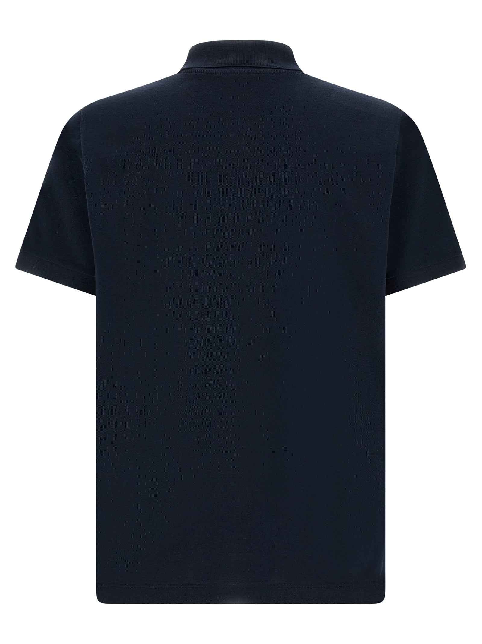 Fendi Blue Cotton Polo Shirt