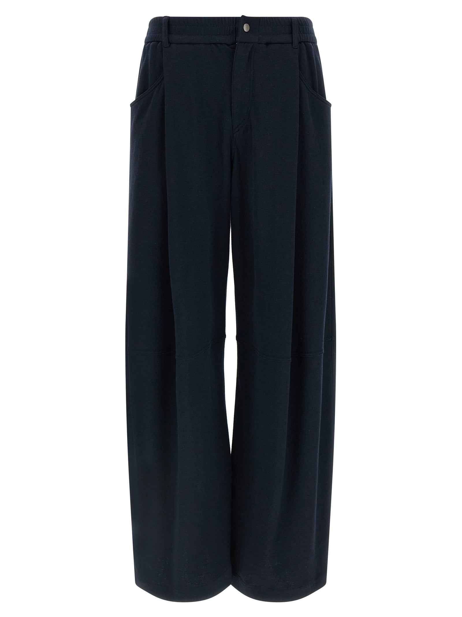 Brunello Cucinelli Blue Cotton Casual Pants