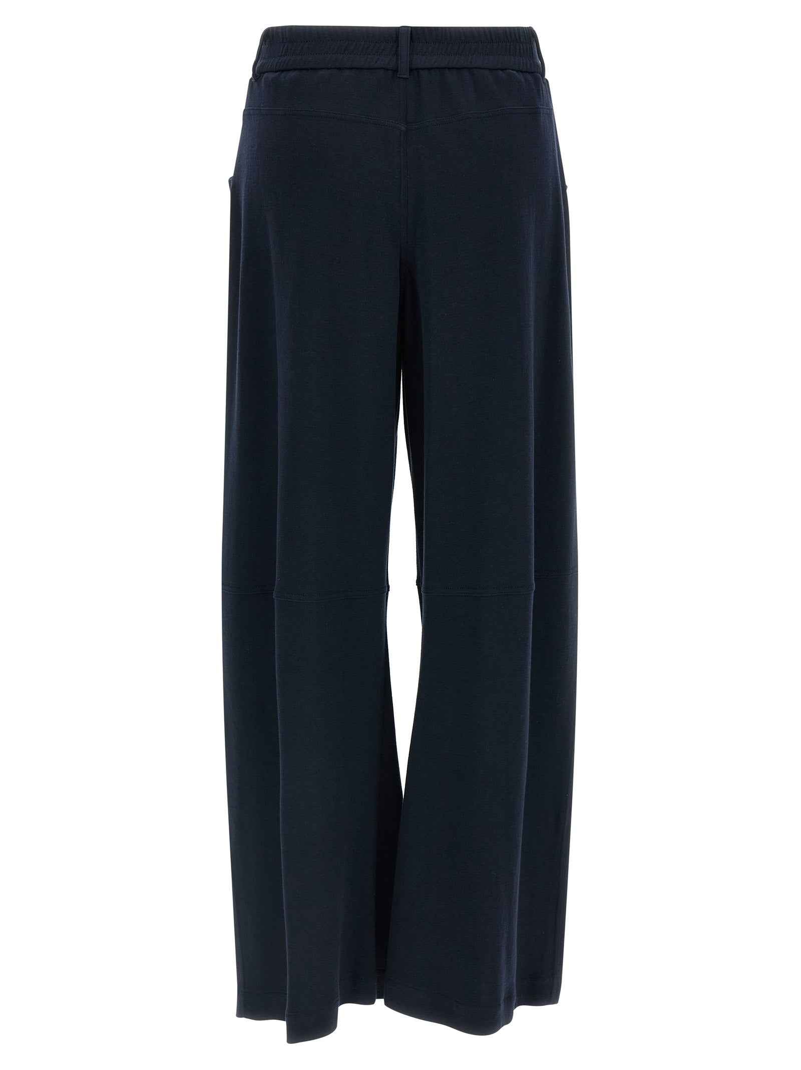 Brunello Cucinelli Blue Cotton Casual Pants