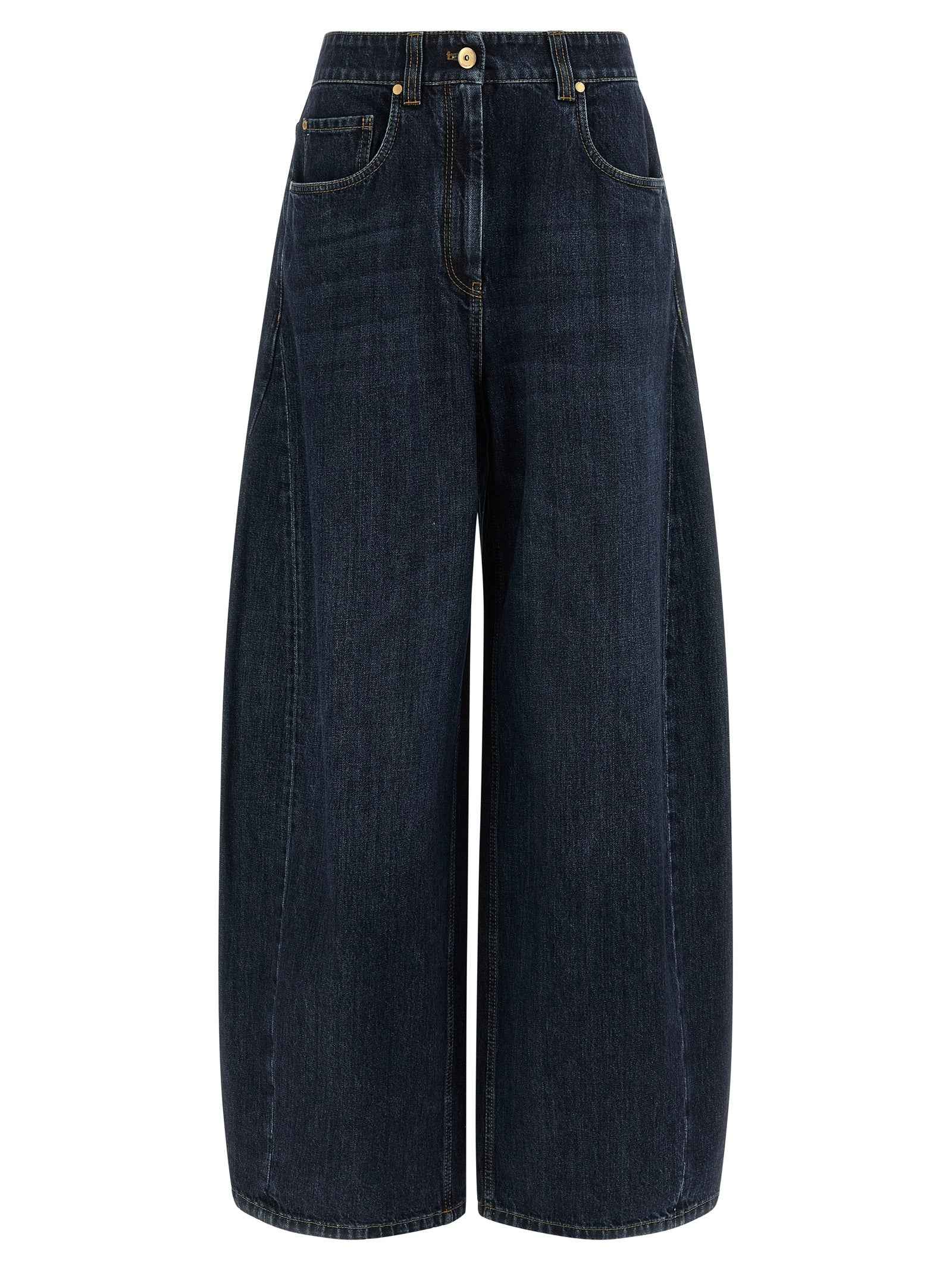 Brunello Cucinelli Blue Cotton Jeans Denim