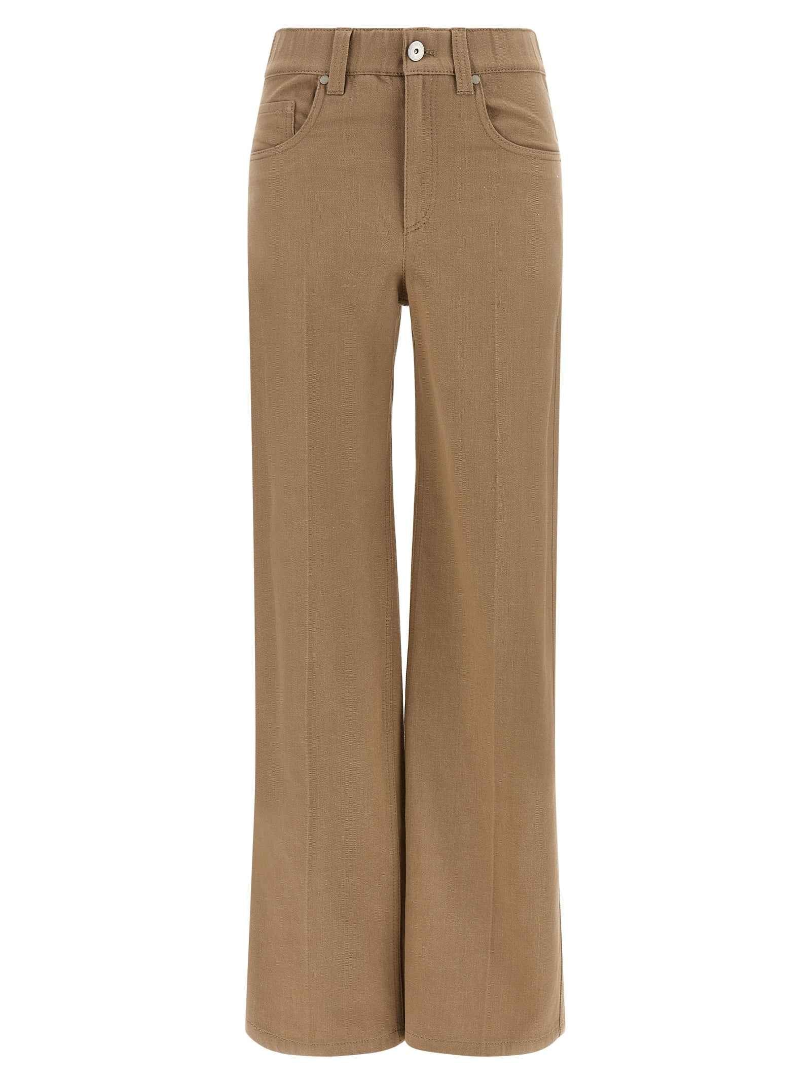 Brunello Cucinelli Beige Cotton Jeans Denim