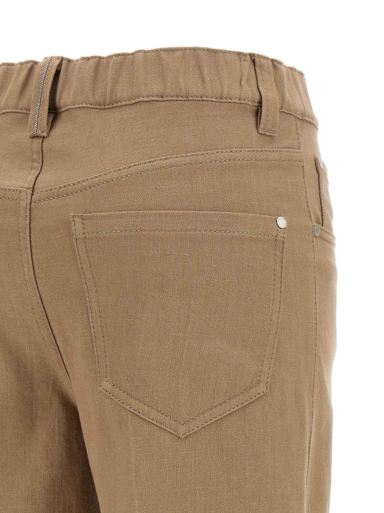 Brunello Cucinelli Beige Cotton Jeans Denim