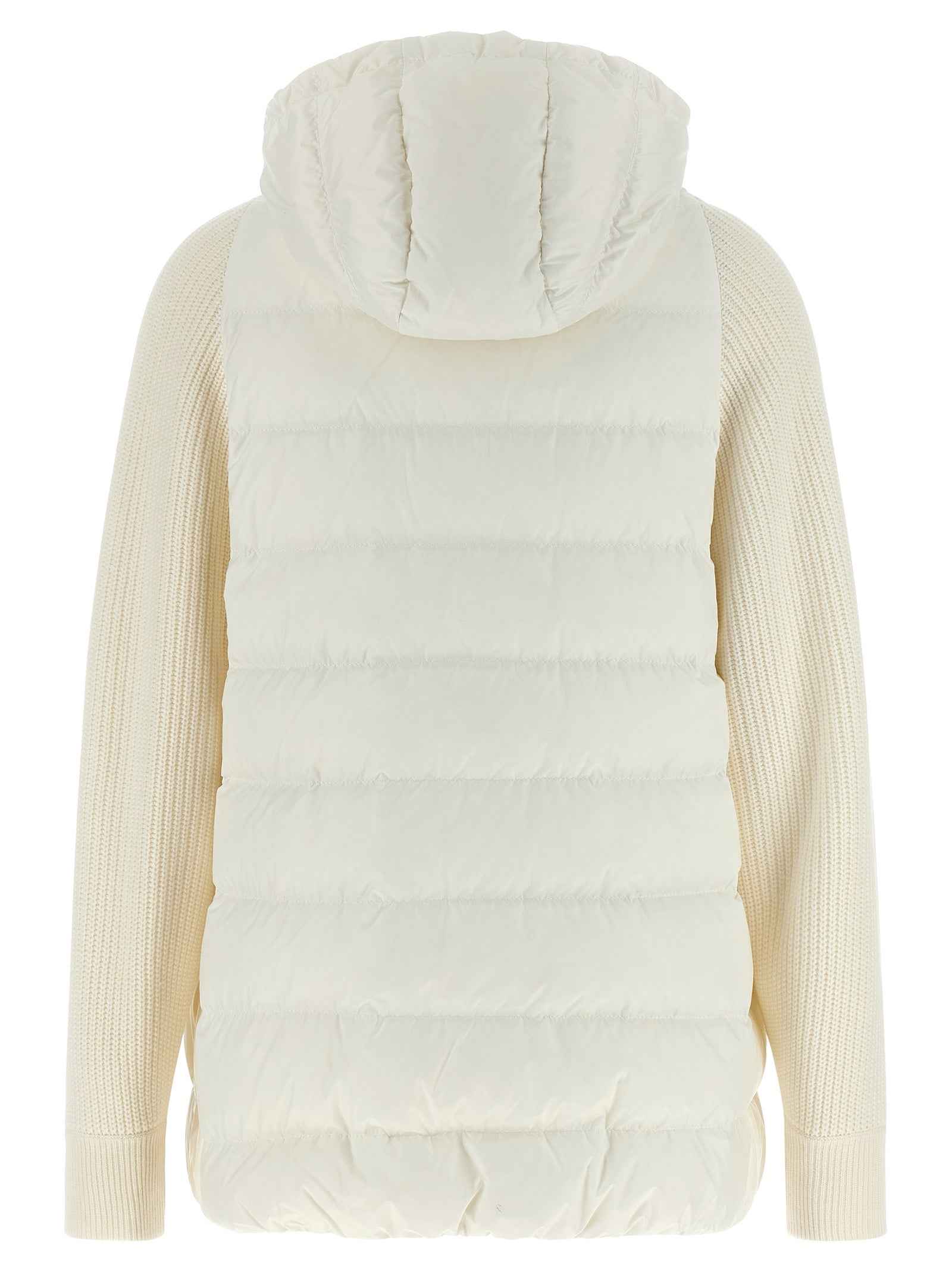 Brunello Cucinelli White Polyester Full-Length Jacket