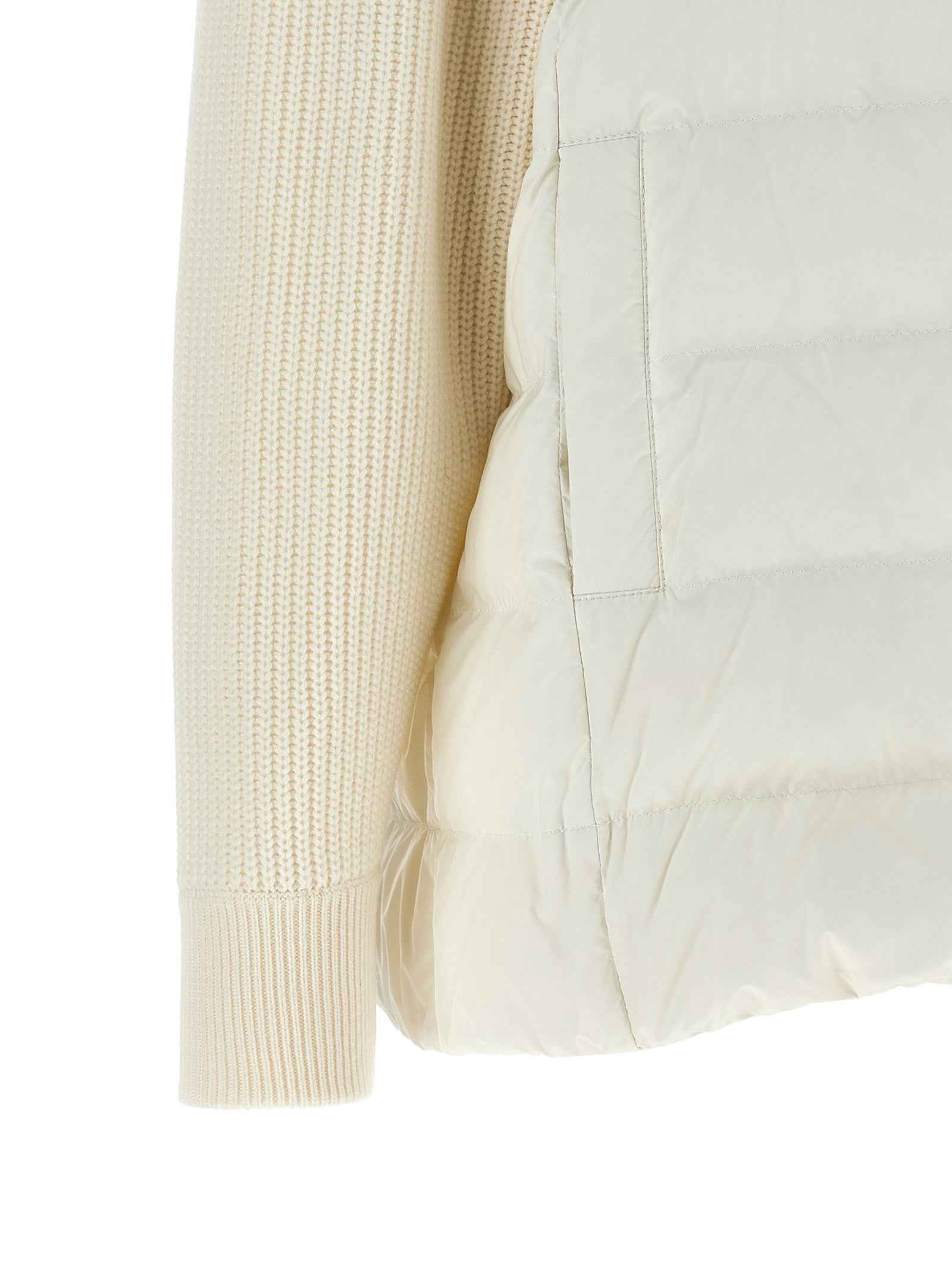 Brunello Cucinelli White Polyester Full-Length Jacket