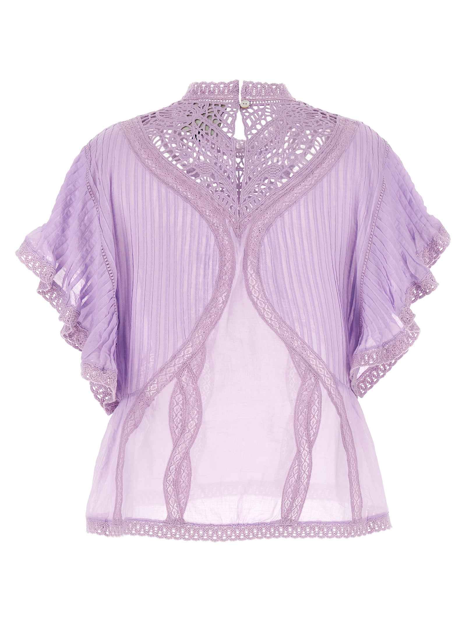 FARM RIO Purple Organic Cotton Blouse