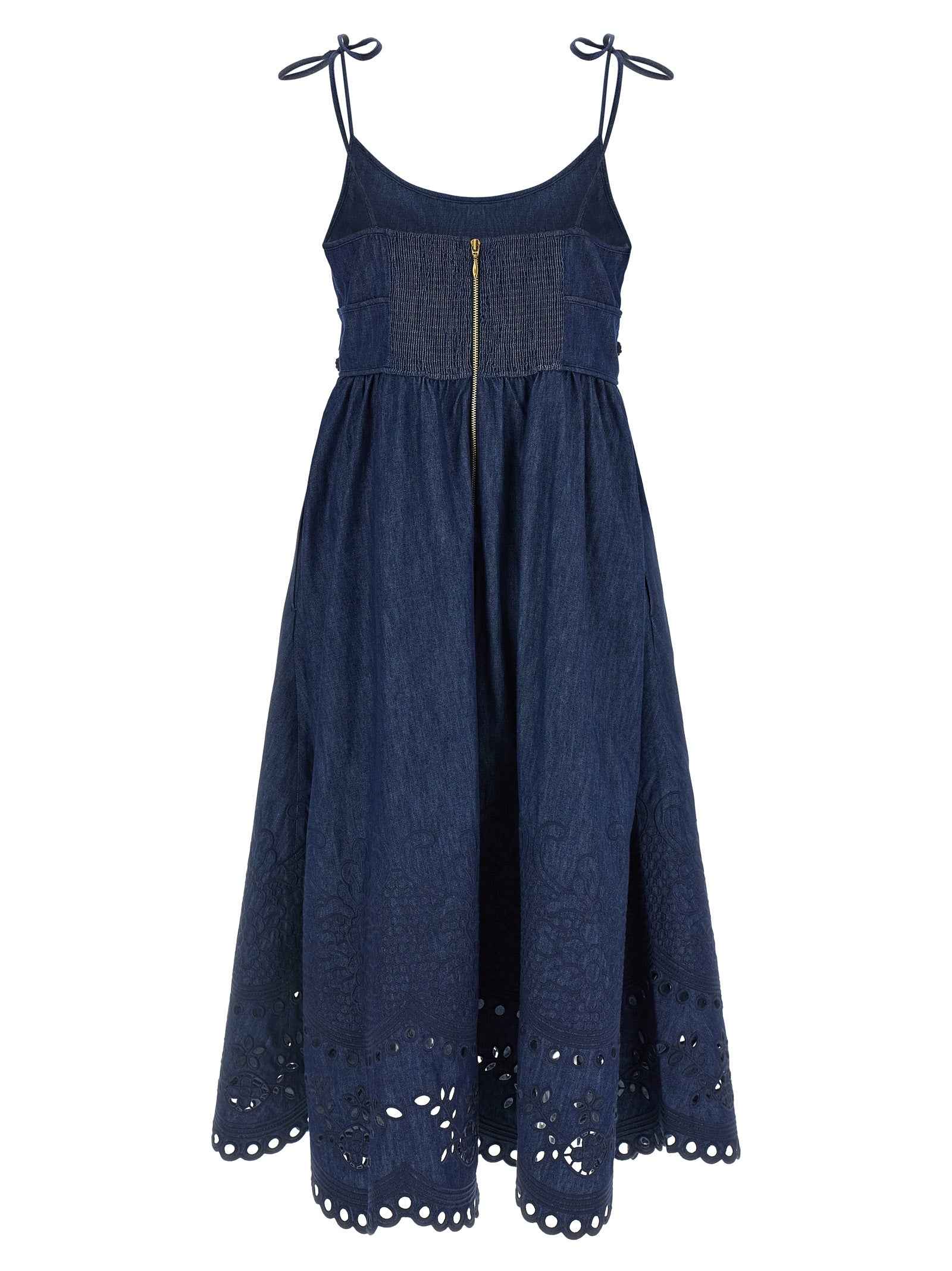 Zimmermann Blue Cotton Midi Dress