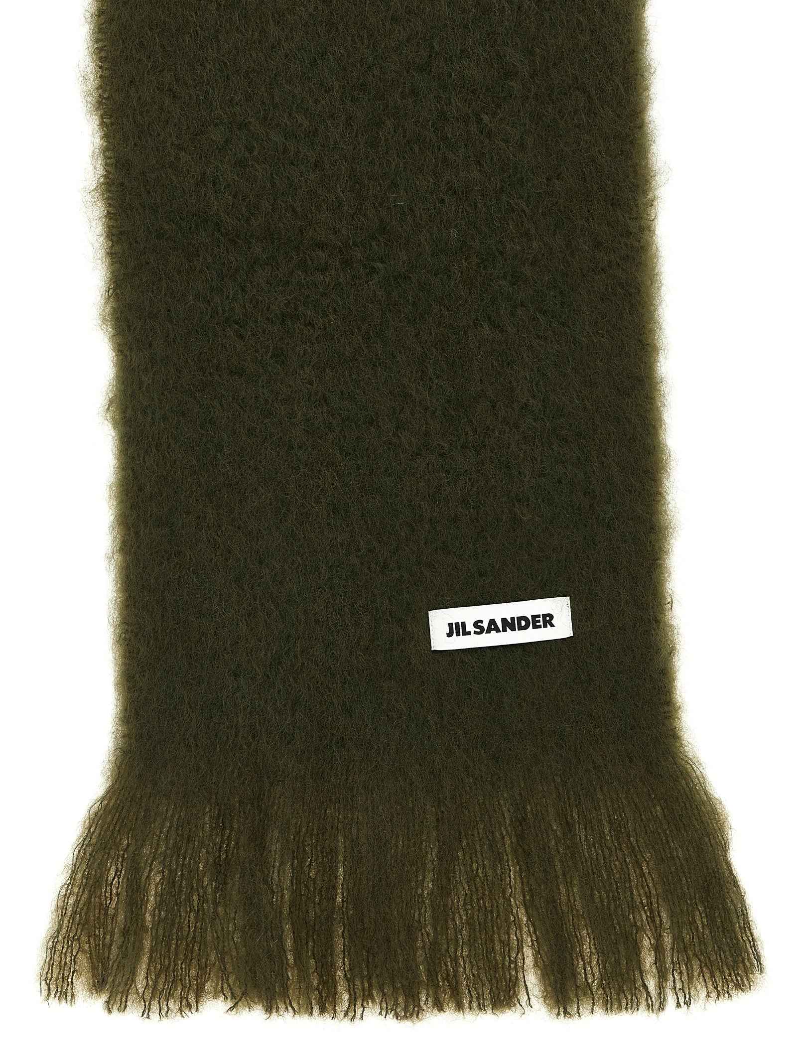 Jil Sander Bicolor Wool Scarf