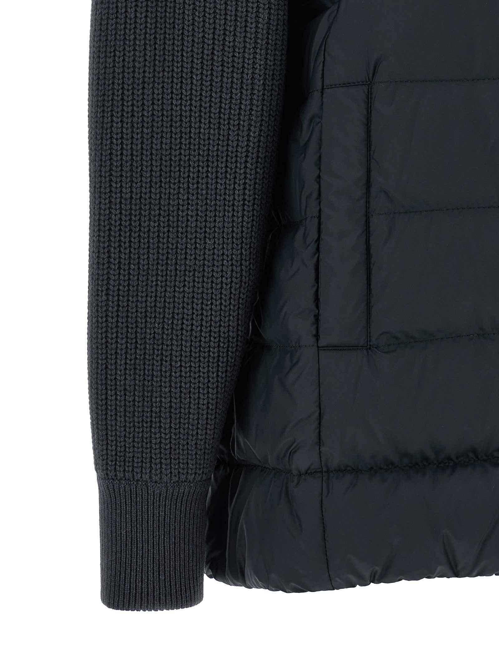 Brunello Cucinelli Blue Polyester Full-Length Jacket