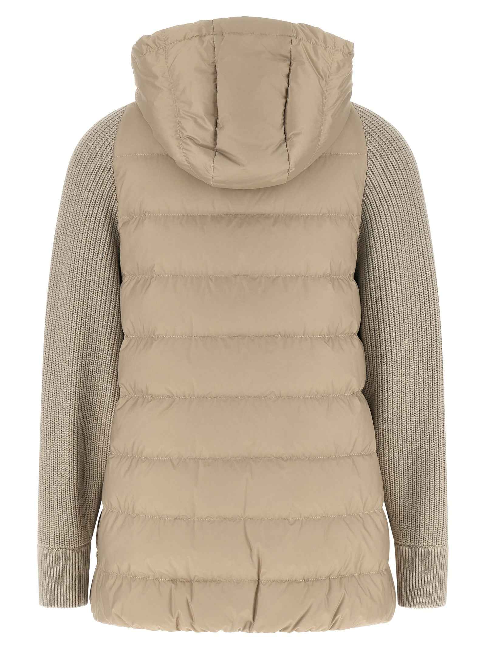 Brunello Cucinelli Beige Polyester Full-Length Jacket