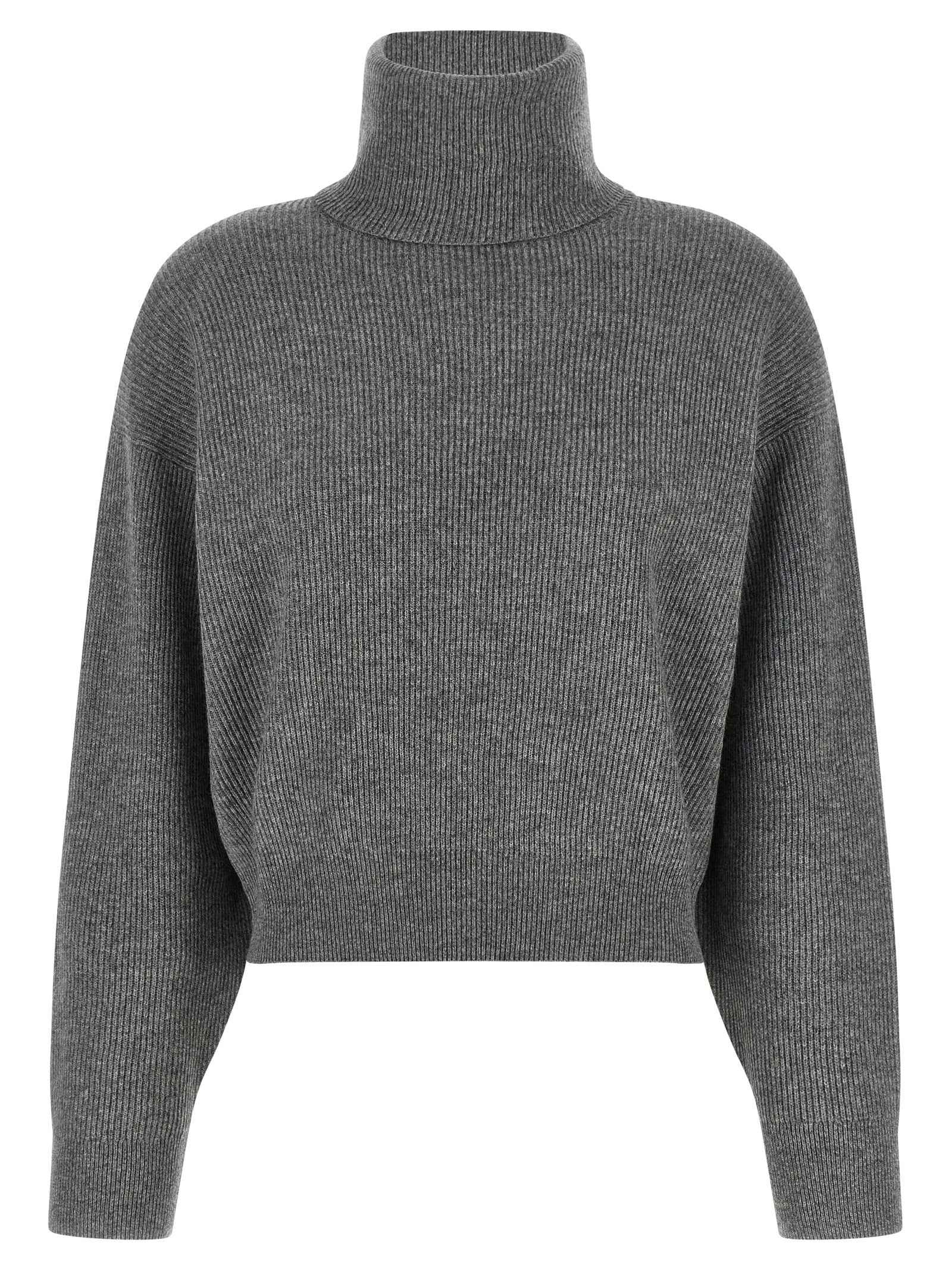 Brunello Cucinelli Gray Virgin Wool Cardigan