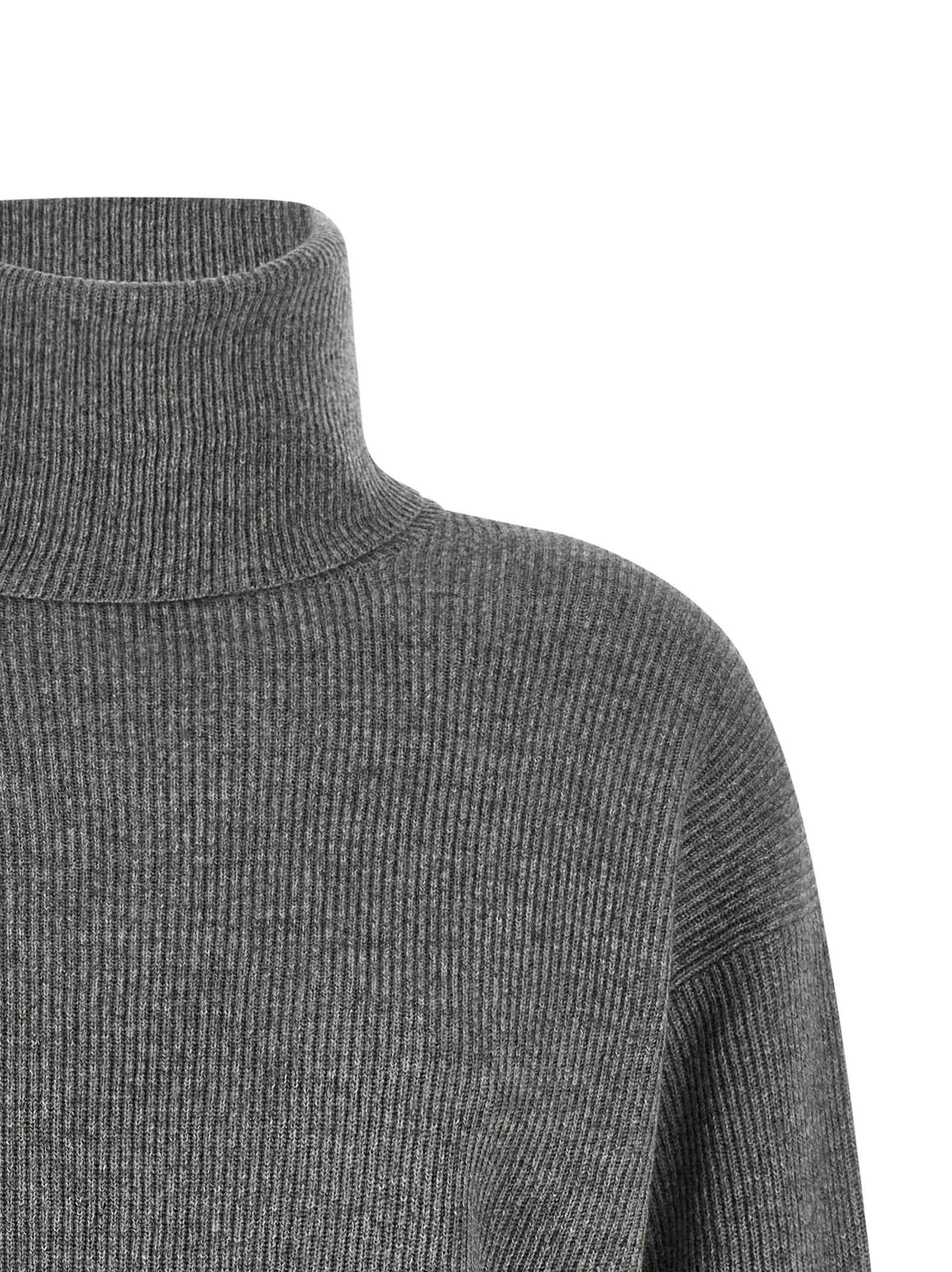 Brunello Cucinelli Gray Virgin Wool Cardigan