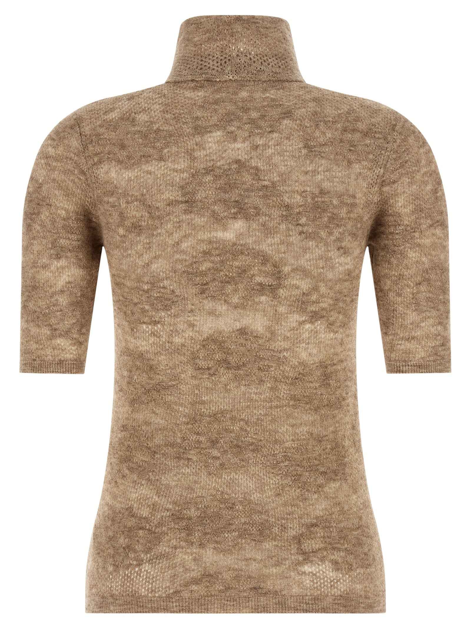 Brunello Cucinelli Beige Silk Cardigan