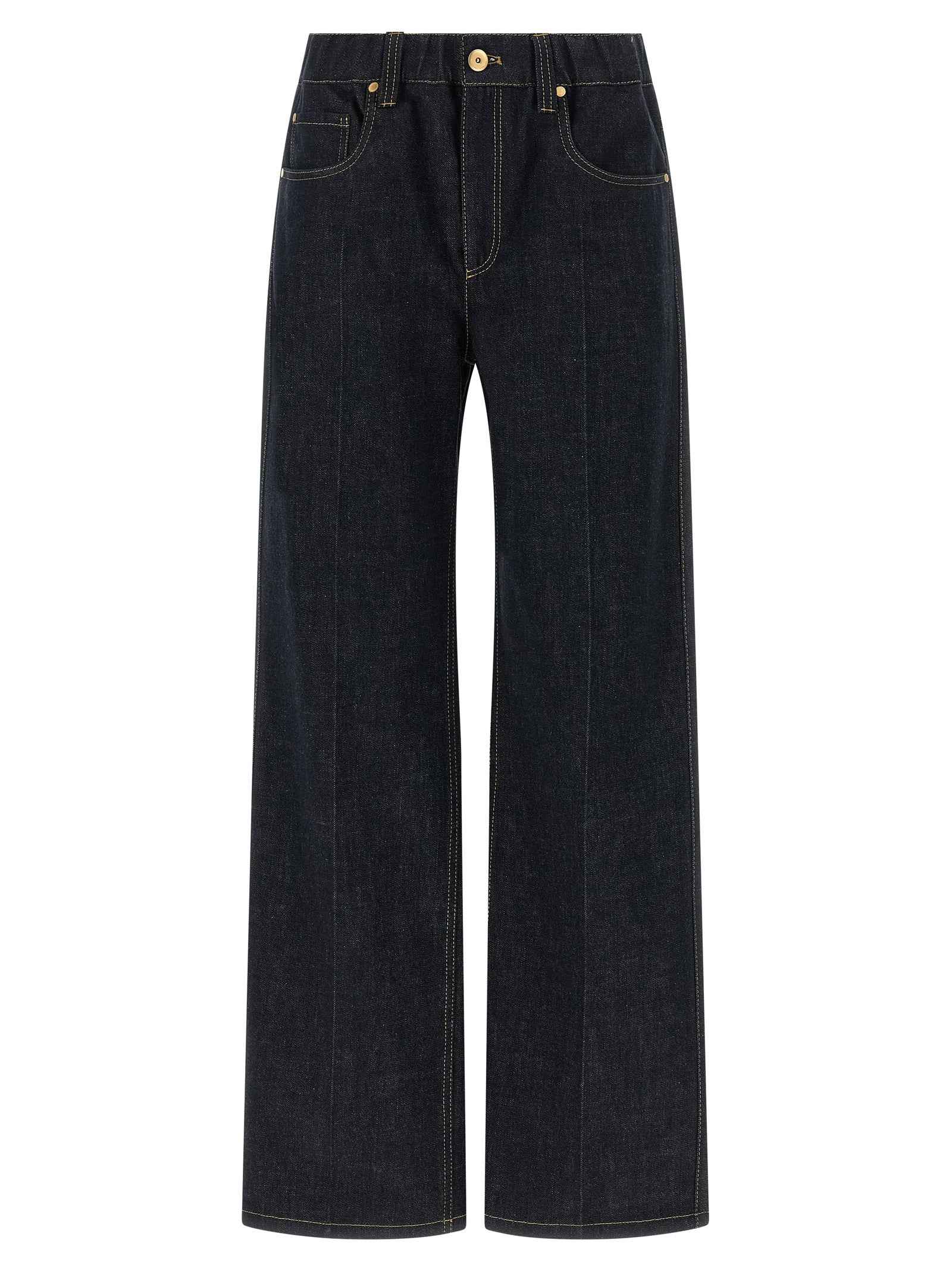 Brunello Cucinelli Blue Cotton Jeans Denim