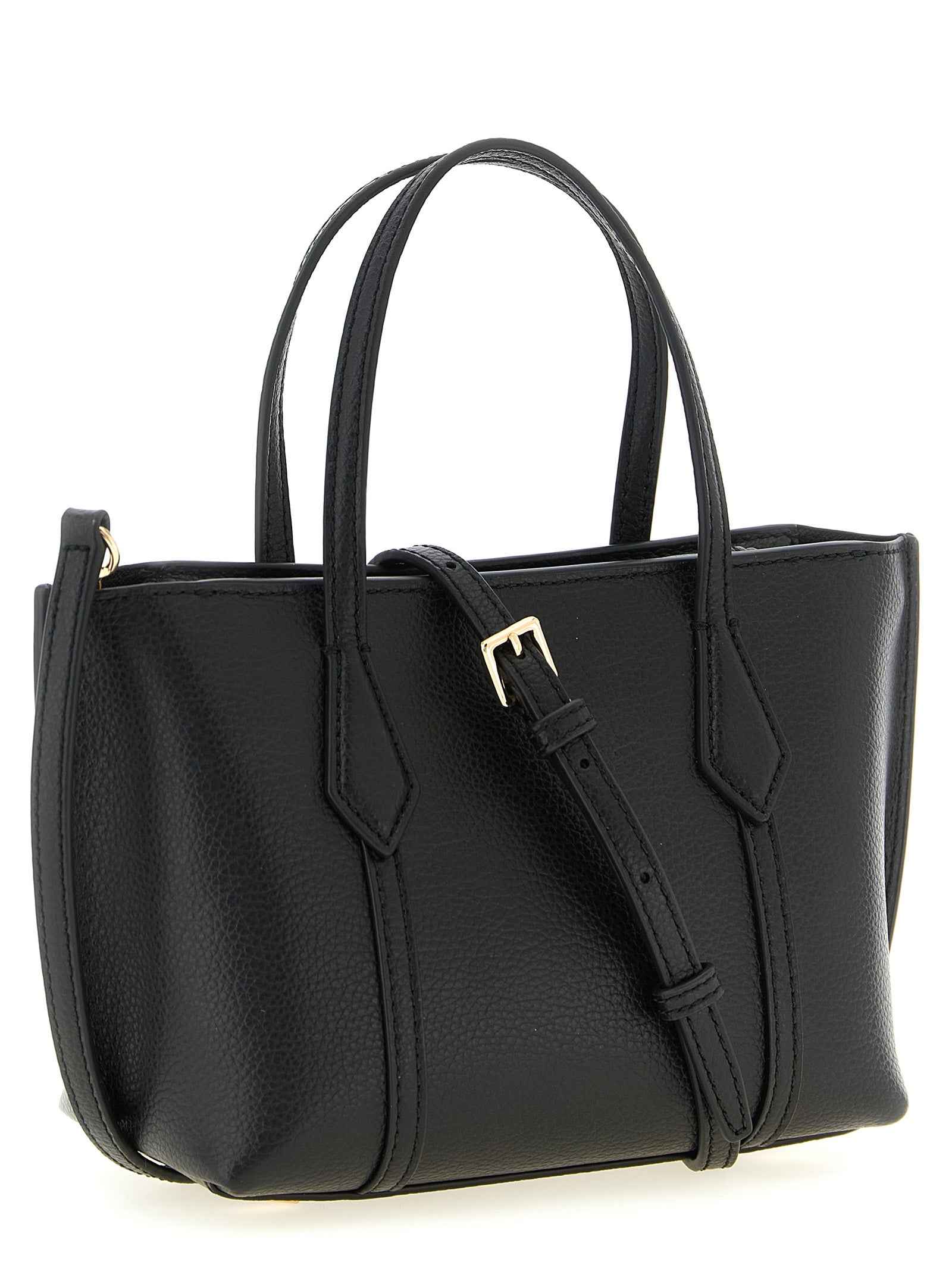 Tory Burch Black Cowhide Handbag