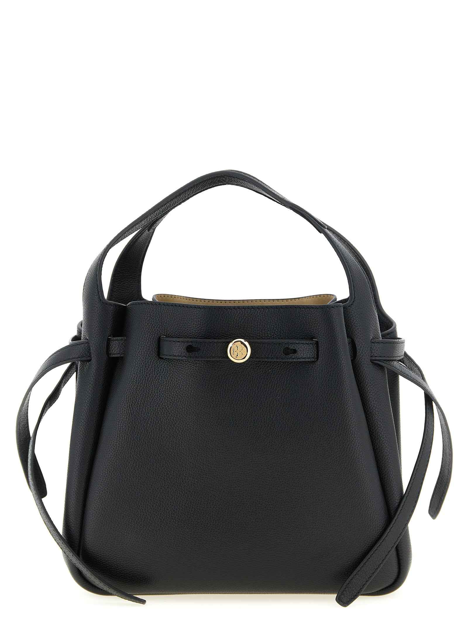 Tory Burch Black Cowhide Handbag